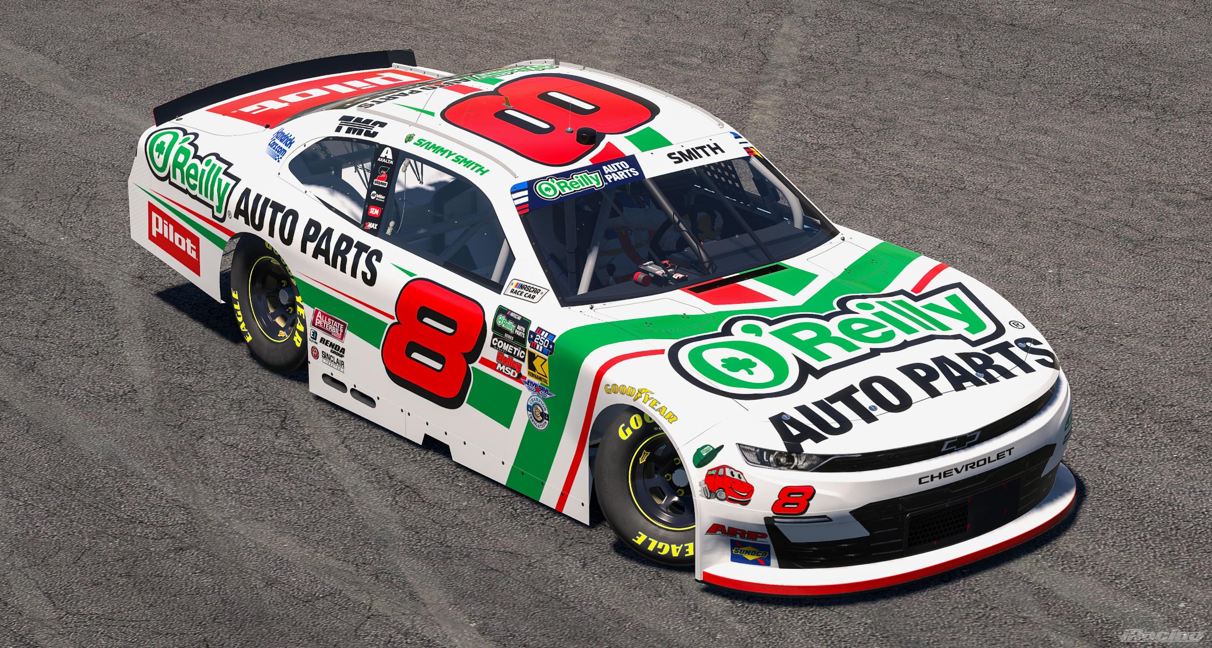 Preview of 2026 Sammy Smith OReilly Auto Parts Chevrolet by Ryan A Williams