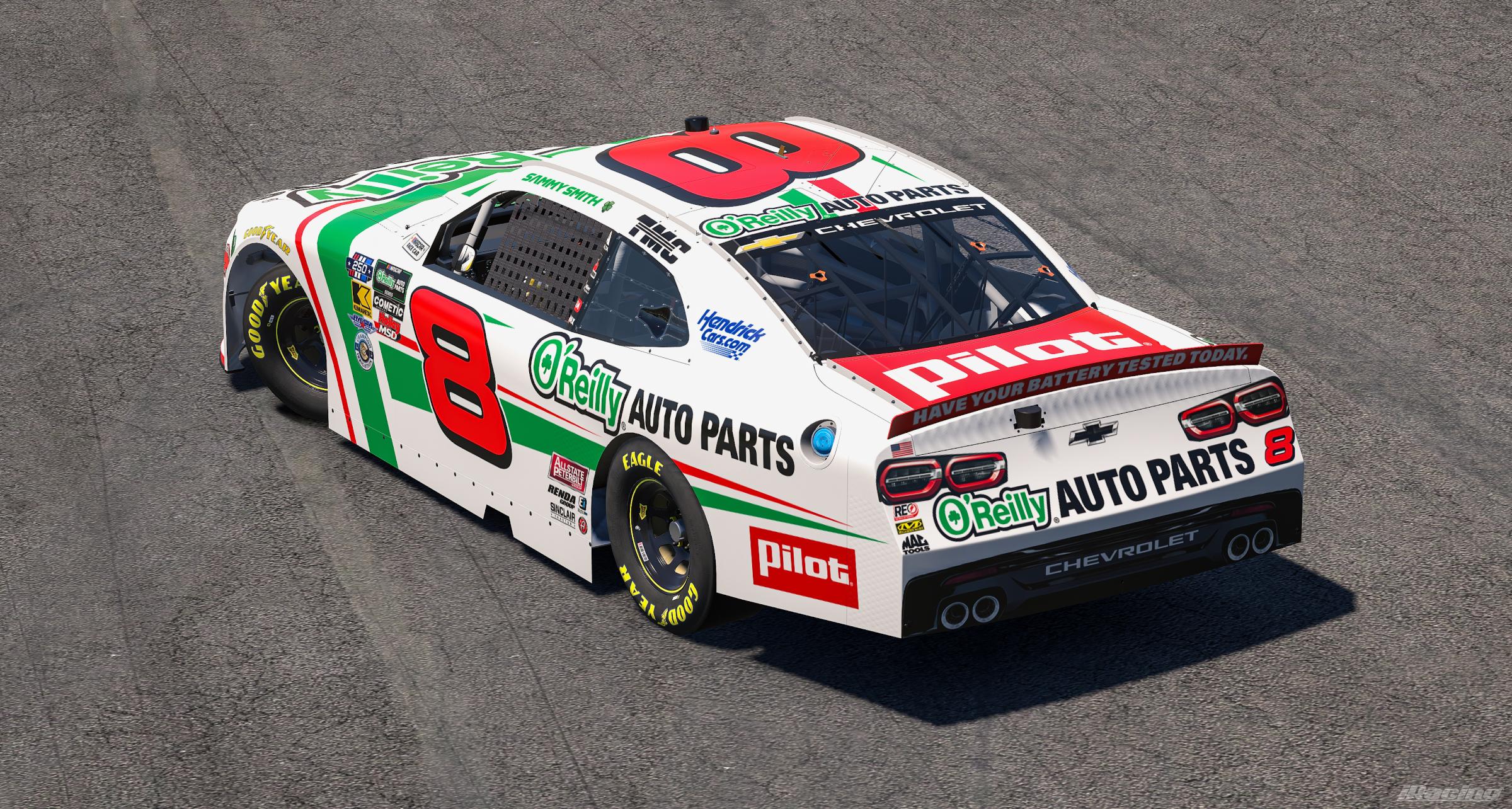 Preview of 2026 Sammy Smith OReilly Auto Parts Chevrolet by Ryan A Williams