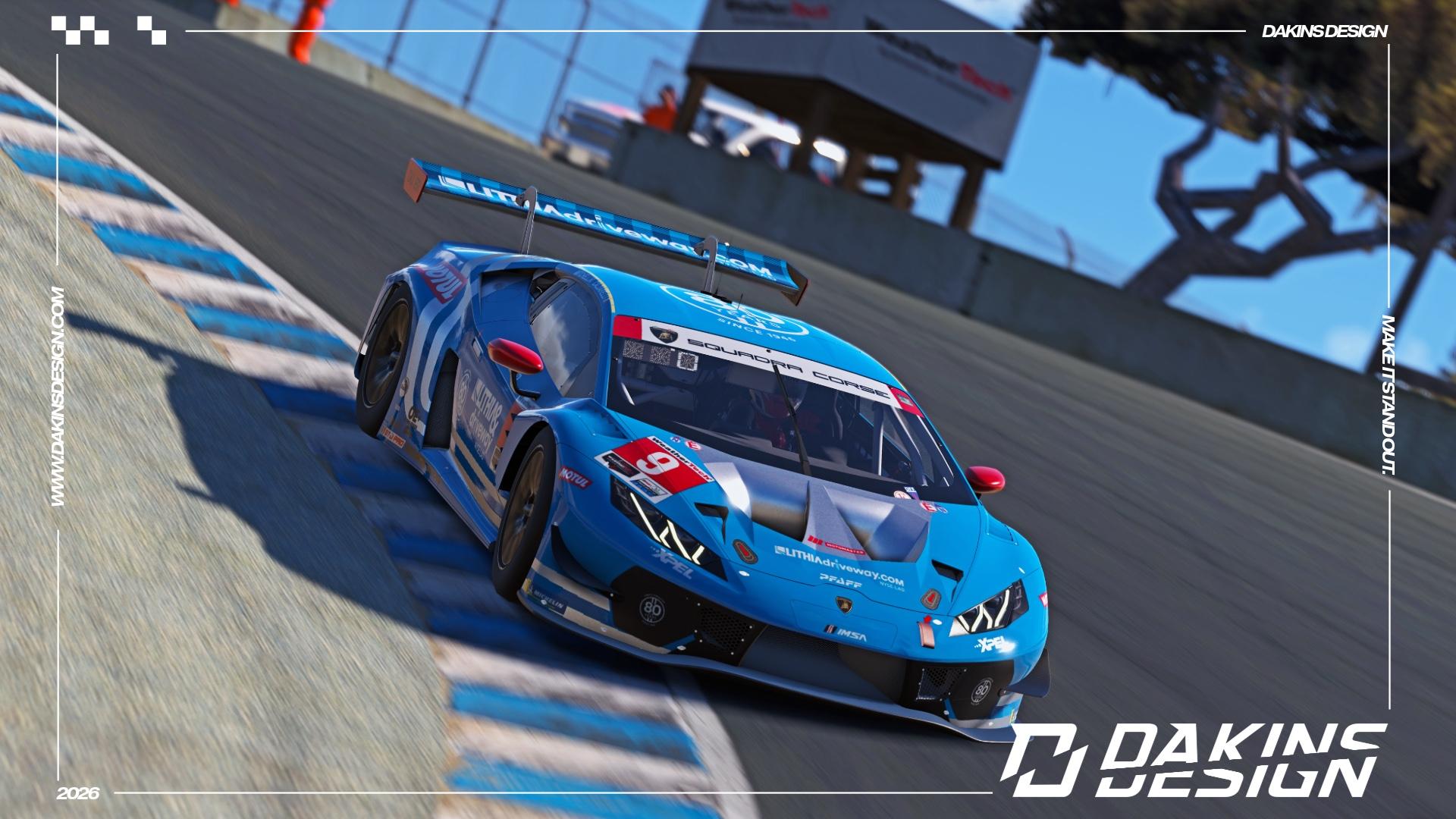 Preview of OFFICIAL Pfaff Motorsports 2026 Lithia Driveway 80th Anniversary Lamborghini Temerario GT3 IMSA GTD PRO by Jason Dakins