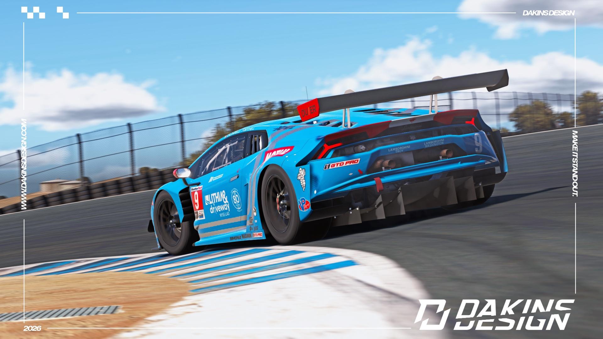 Preview of OFFICIAL Pfaff Motorsports 2026 Lithia Driveway 80th Anniversary Lamborghini Temerario GT3 IMSA GTD PRO by Jason Dakins