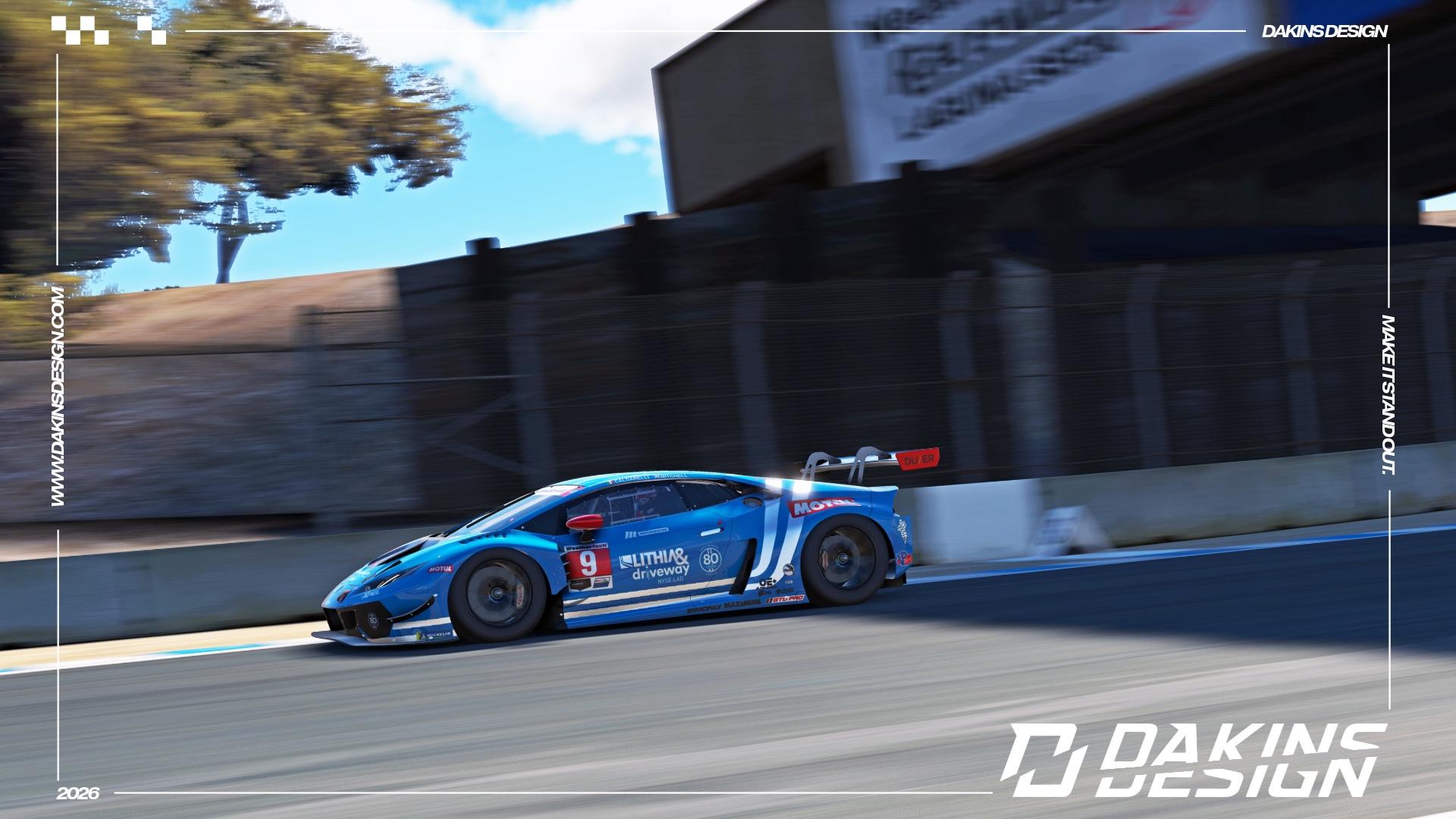 Preview of OFFICIAL Pfaff Motorsports 2026 Lithia Driveway 80th Anniversary Lamborghini Temerario GT3 IMSA GTD PRO by Jason Dakins