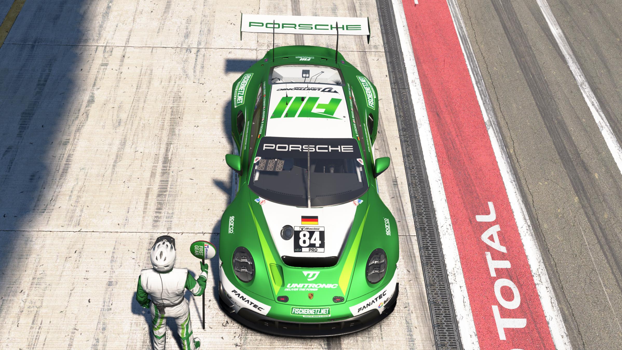 Preview of 2026 iRacing Nürburgring 24 Hours - Unitronic Fischer Motorsport Porsche 911 GT3R (992) by Benjamin Fischer