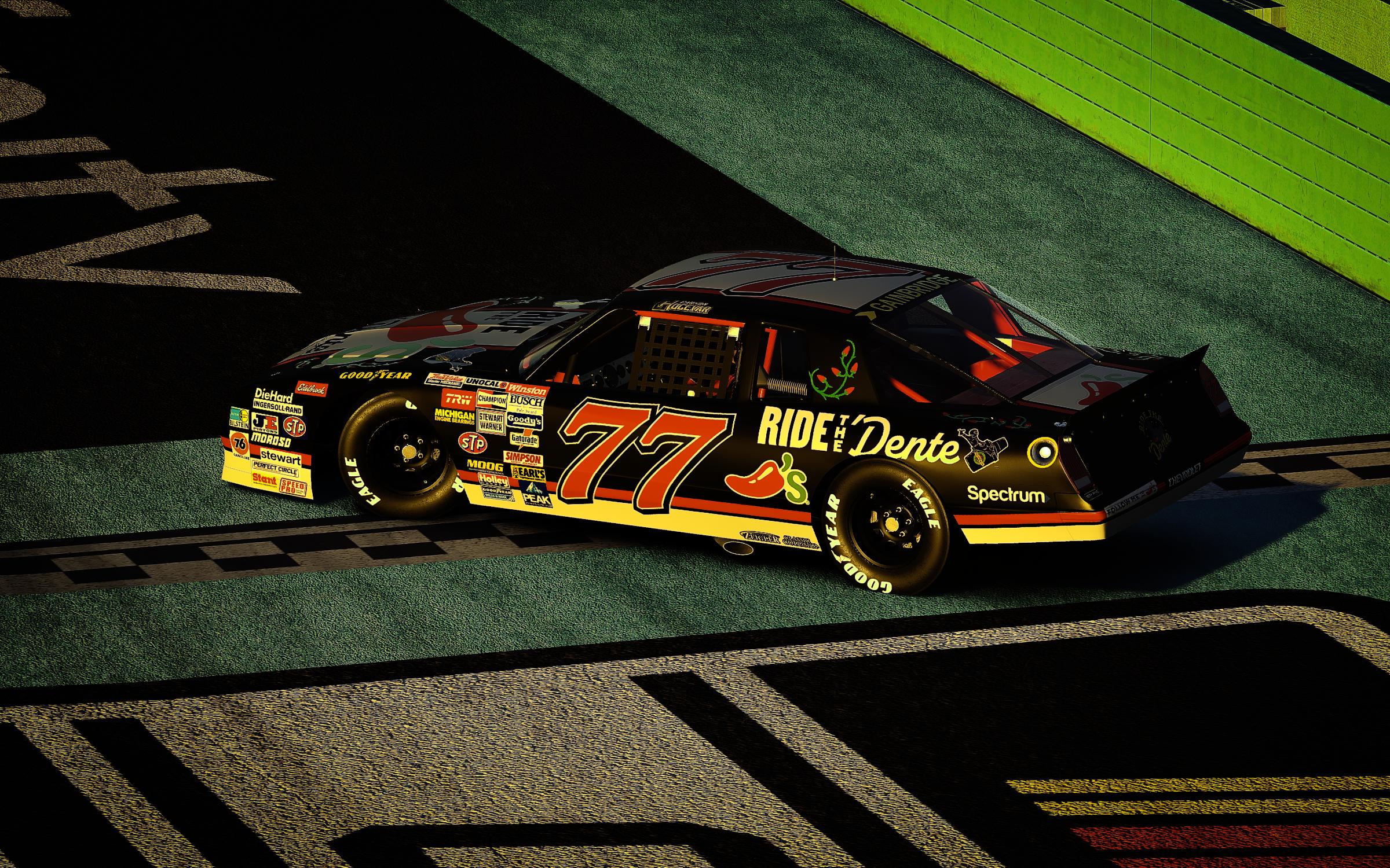 Preview of 1987 #77 Carson Hocevar Chilis Ride The Dente Black Cust Num by Noah B.