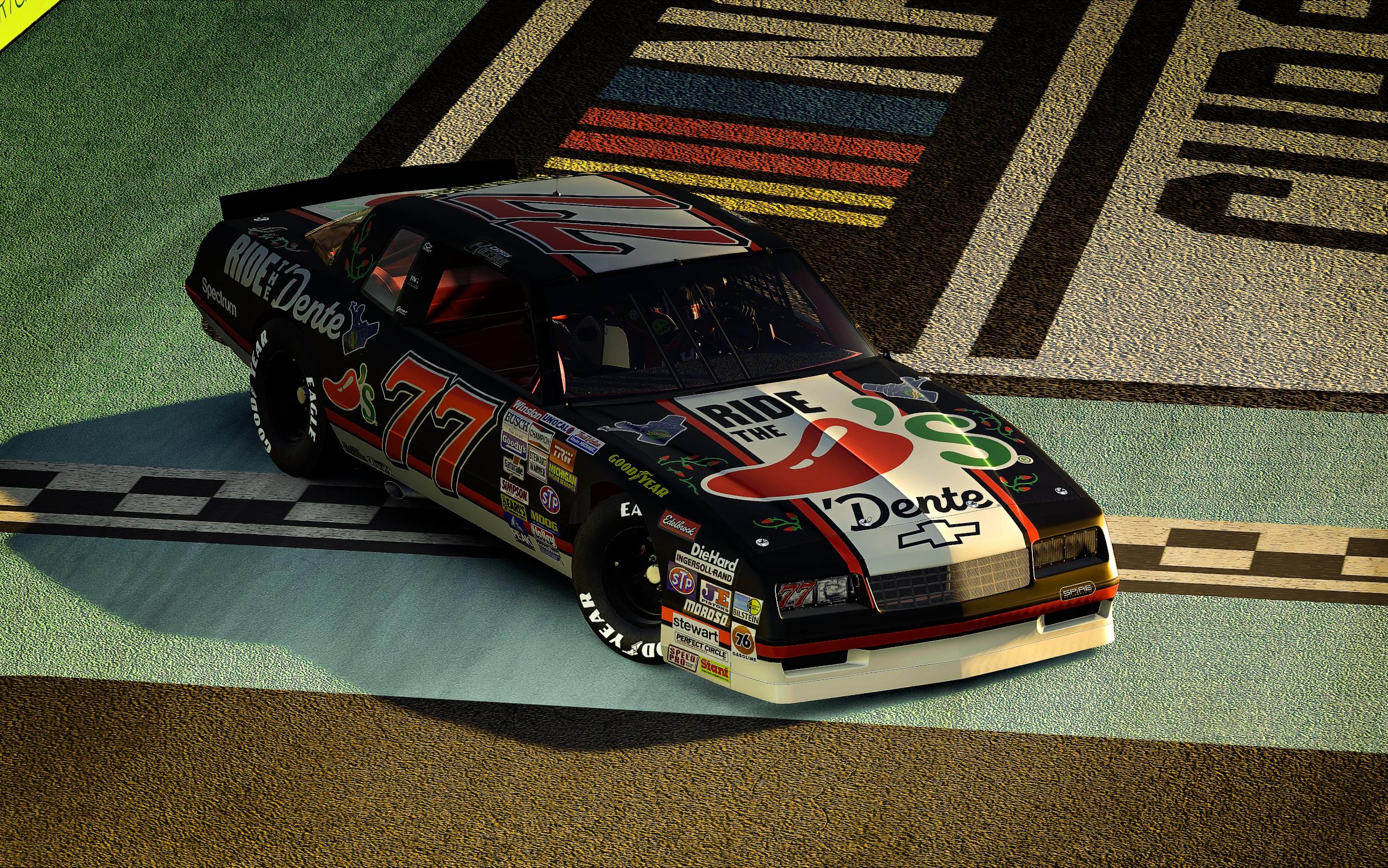 Preview of 1987 #77 Carson Hocevar Chilis Ride The Dente Black Cust Num by Noah B.