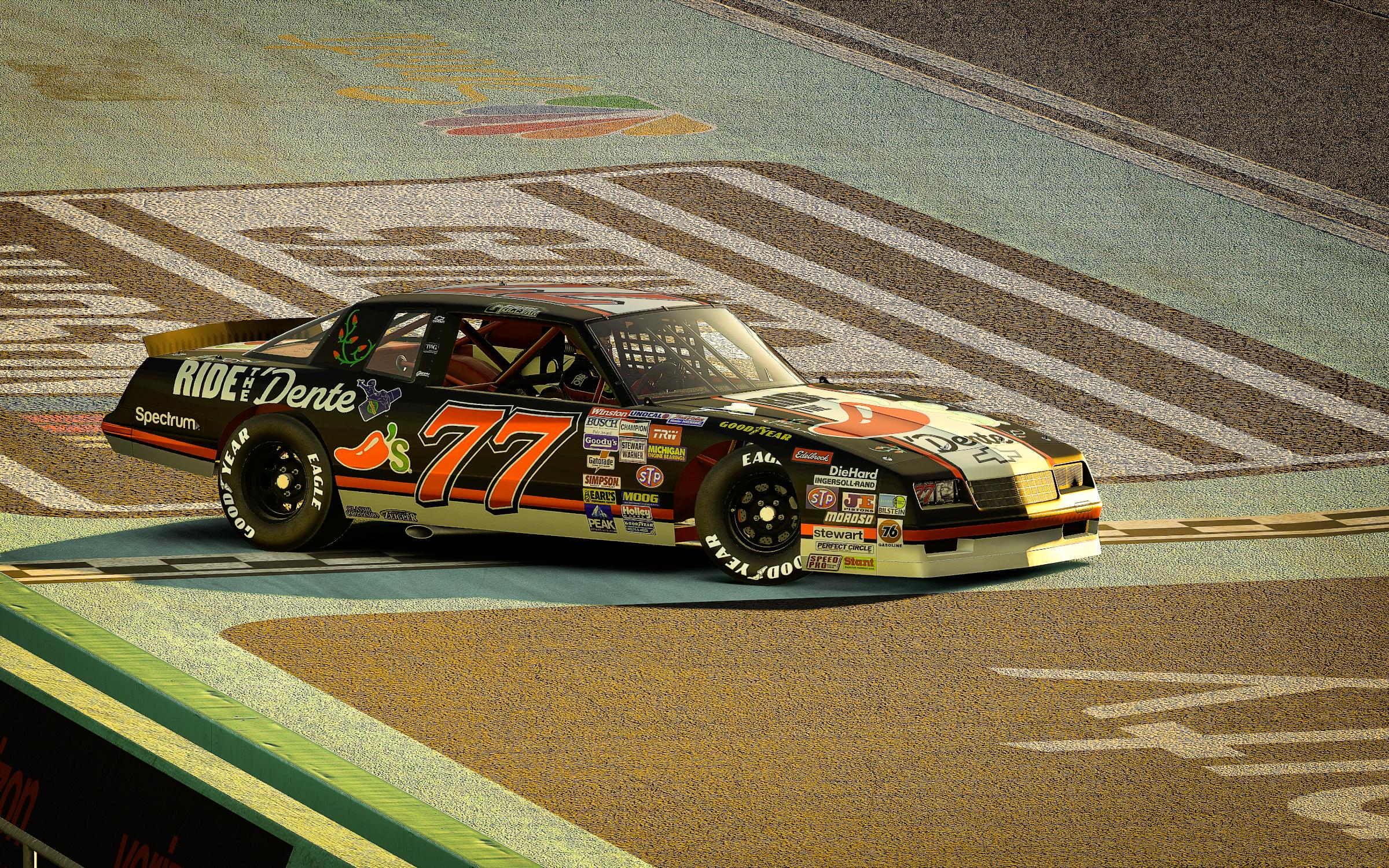 Preview of 1987 #77 Carson Hocevar Chilis Ride The Dente Black Cust Num by Noah B.