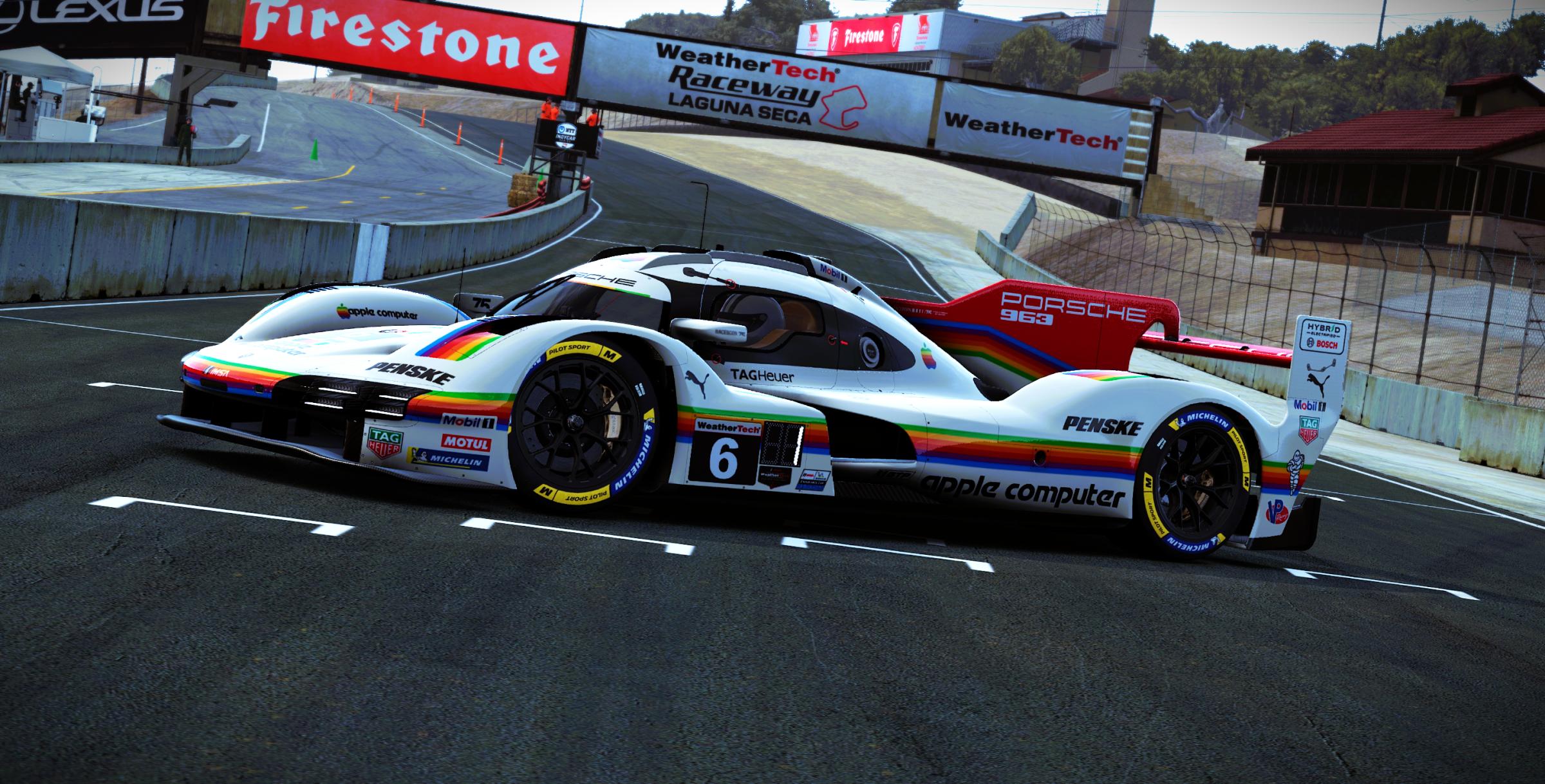 Preview of Porsche Penske Motorsports #6 Porsche 963 GTP 2026 Laguna Seca IMSA Livery by Samuel J Ball