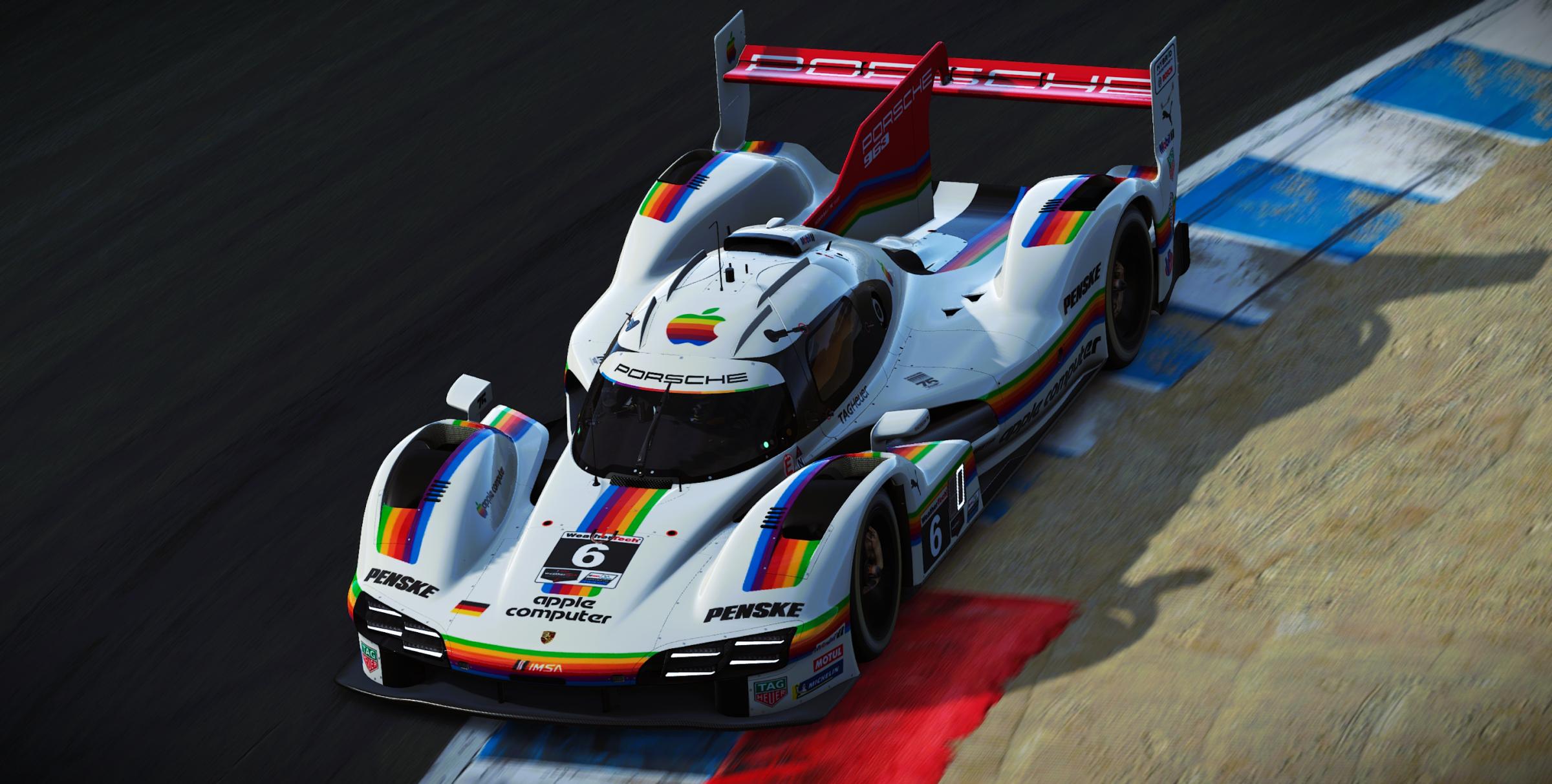 Preview of Porsche Penske Motorsports #6 Porsche 963 GTP 2026 Laguna Seca IMSA Livery by Samuel J Ball