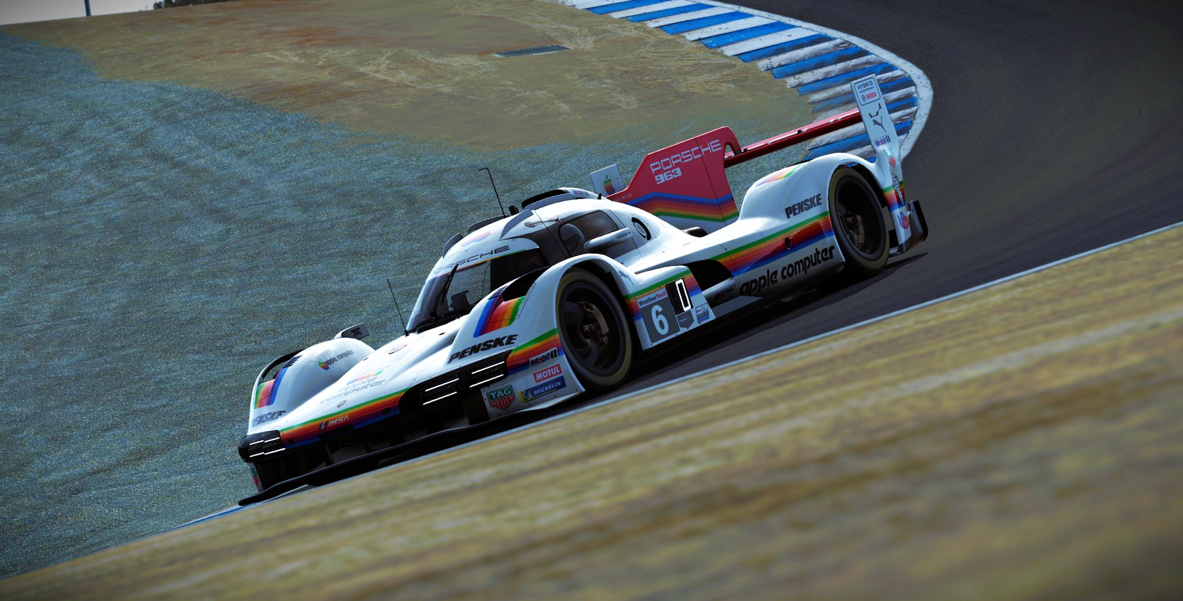 Preview of Porsche Penske Motorsports #6 Porsche 963 GTP 2026 Laguna Seca IMSA Livery by Samuel J Ball