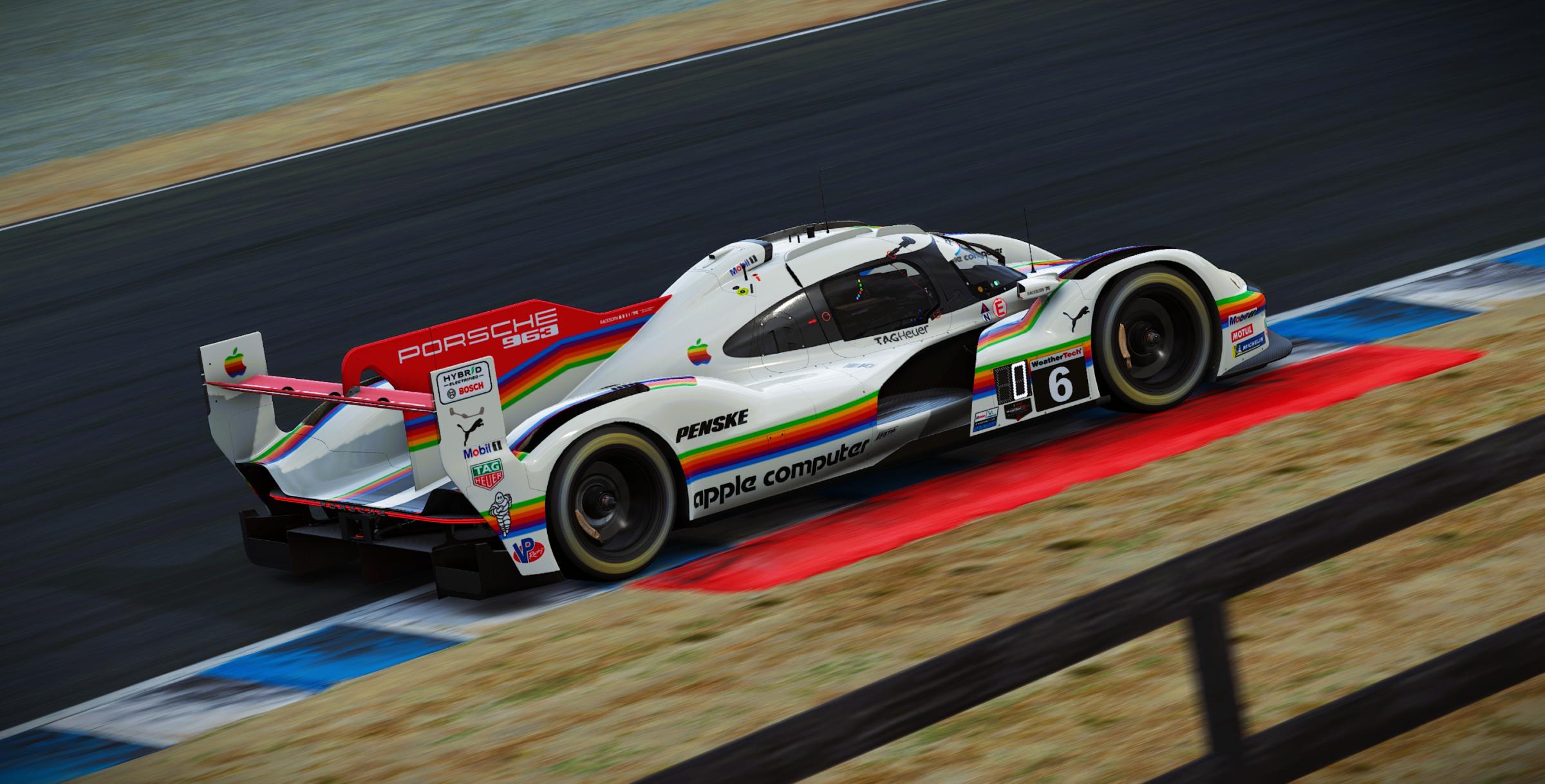Preview of Porsche Penske Motorsports #6 Porsche 963 GTP 2026 Laguna Seca IMSA Livery by Samuel J Ball