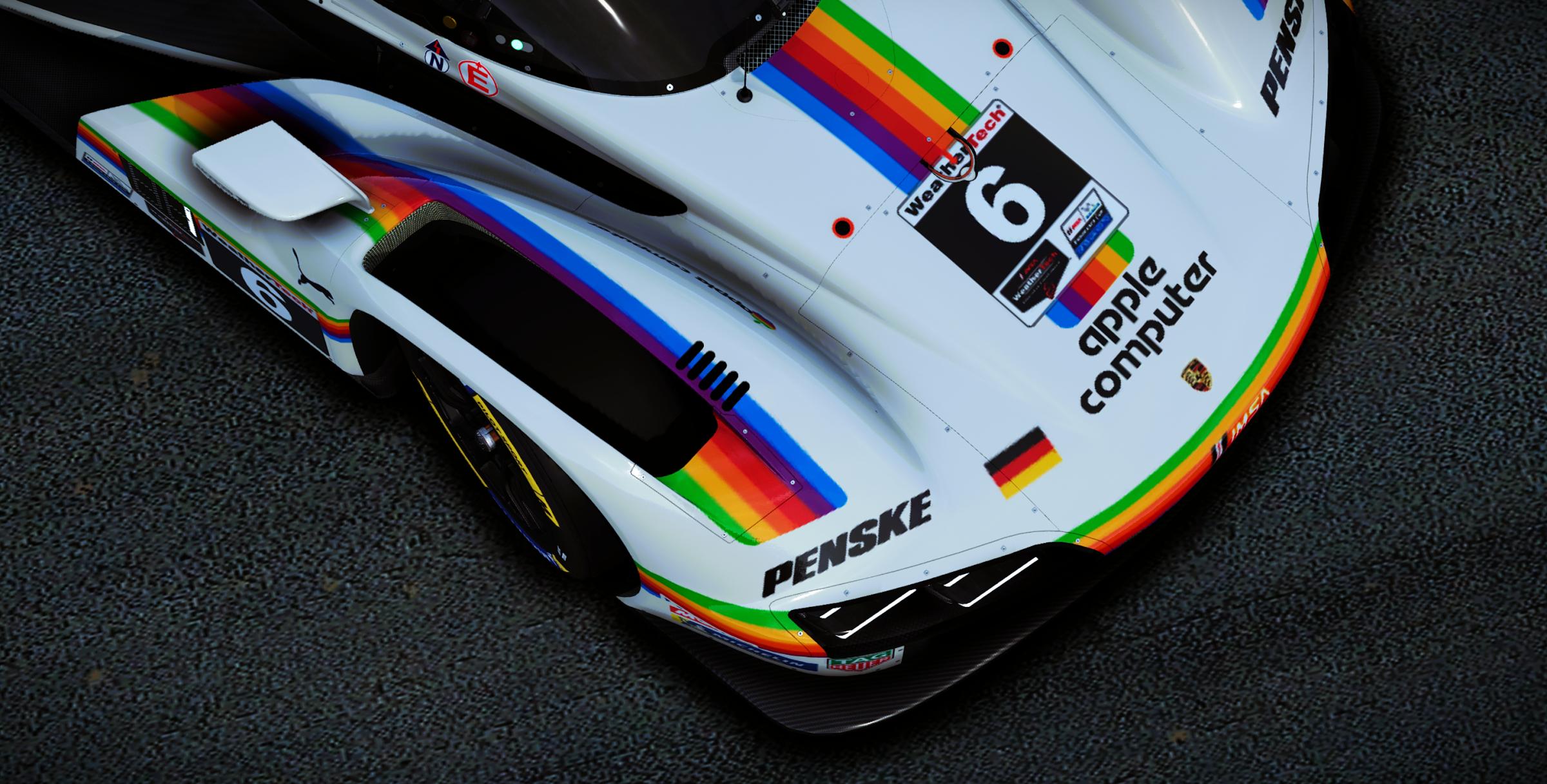 Preview of Porsche Penske Motorsports #6 Porsche 963 GTP 2026 Laguna Seca IMSA Livery by Samuel J Ball