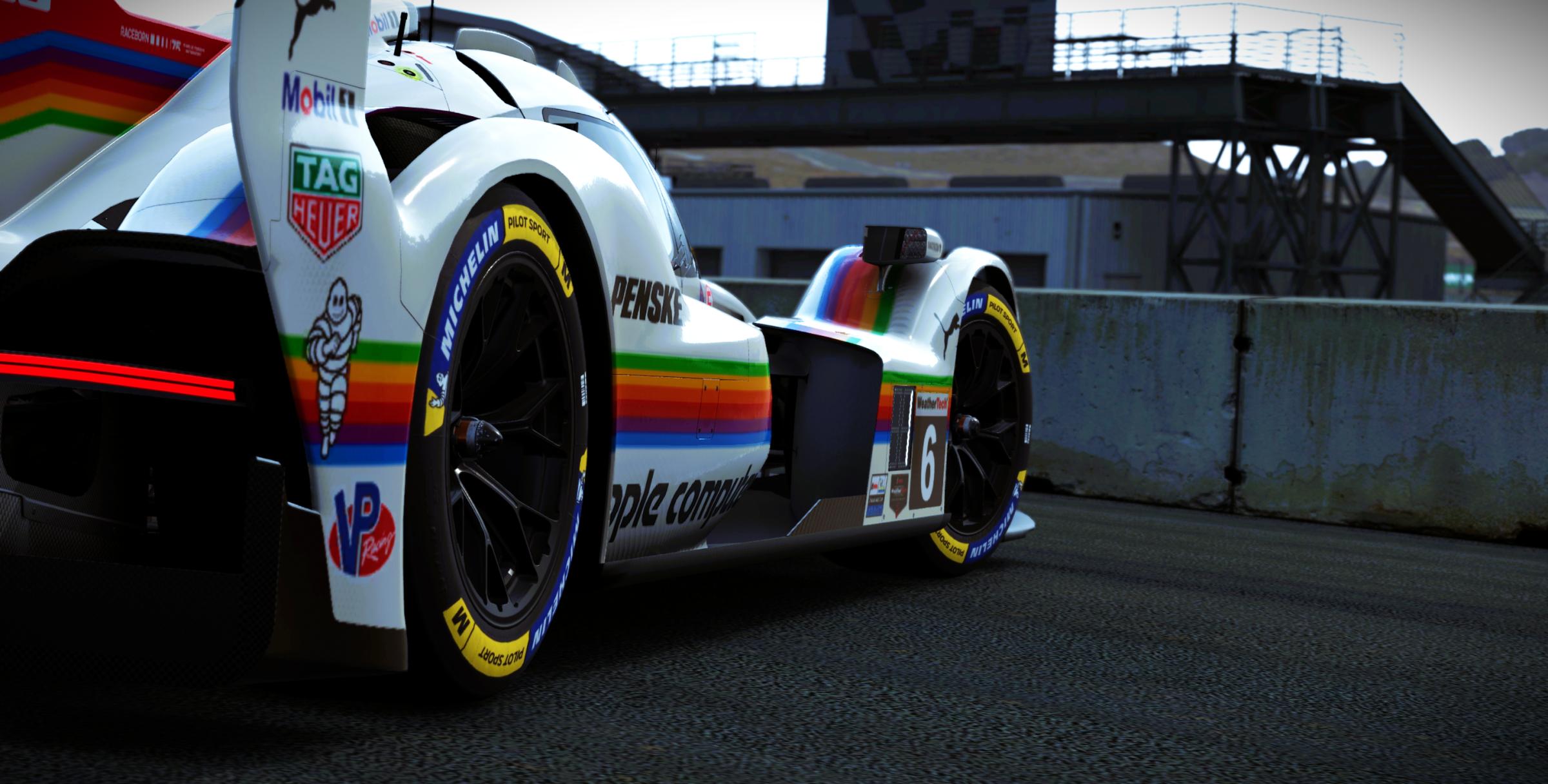 Preview of Porsche Penske Motorsports #6 Porsche 963 GTP 2026 Laguna Seca IMSA Livery by Samuel J Ball