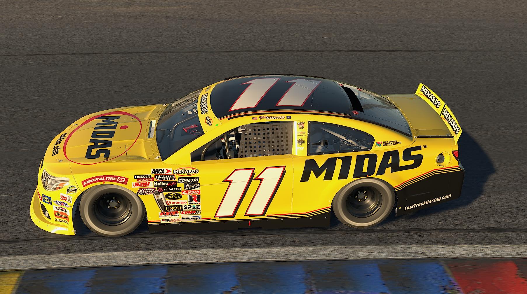 Preview of Trent Curtis -- #11 Midas of Geneva Chevy SS by Keith Black