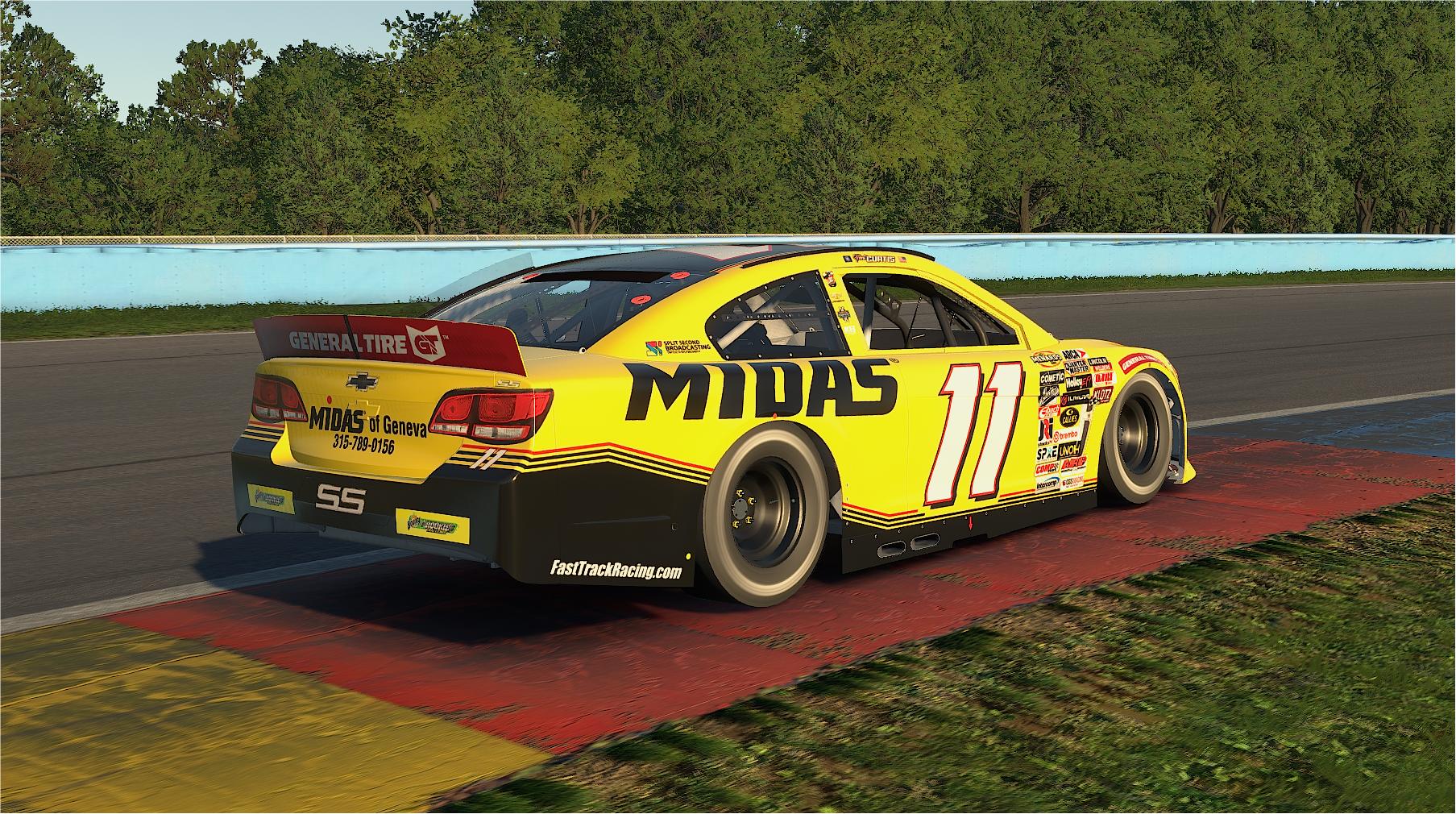 Preview of Trent Curtis -- #11 Midas of Geneva Chevy SS by Keith Black