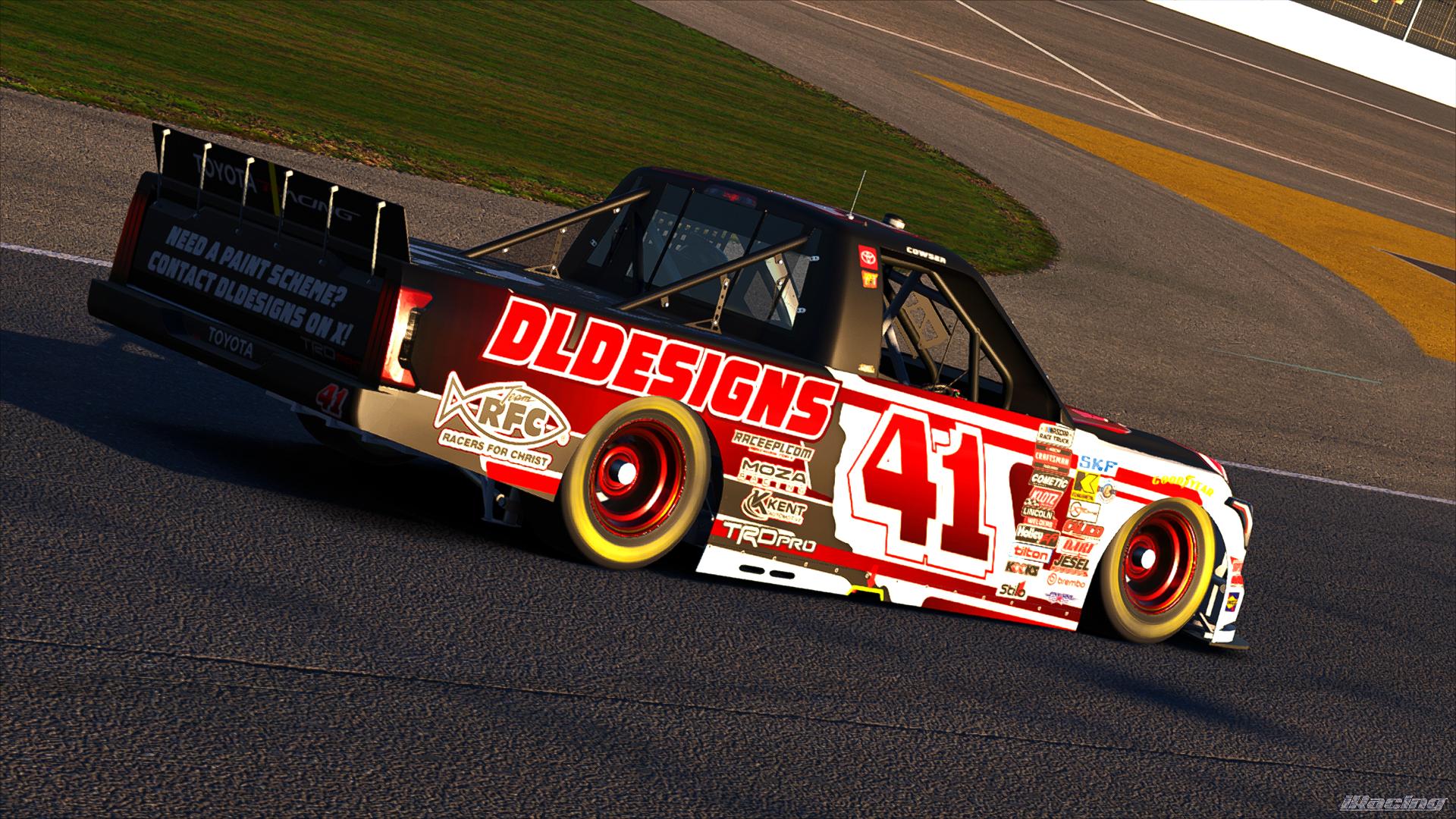 Preview of #41 2026 DLDesigns Toyota Truck by Daniel Selway Jr