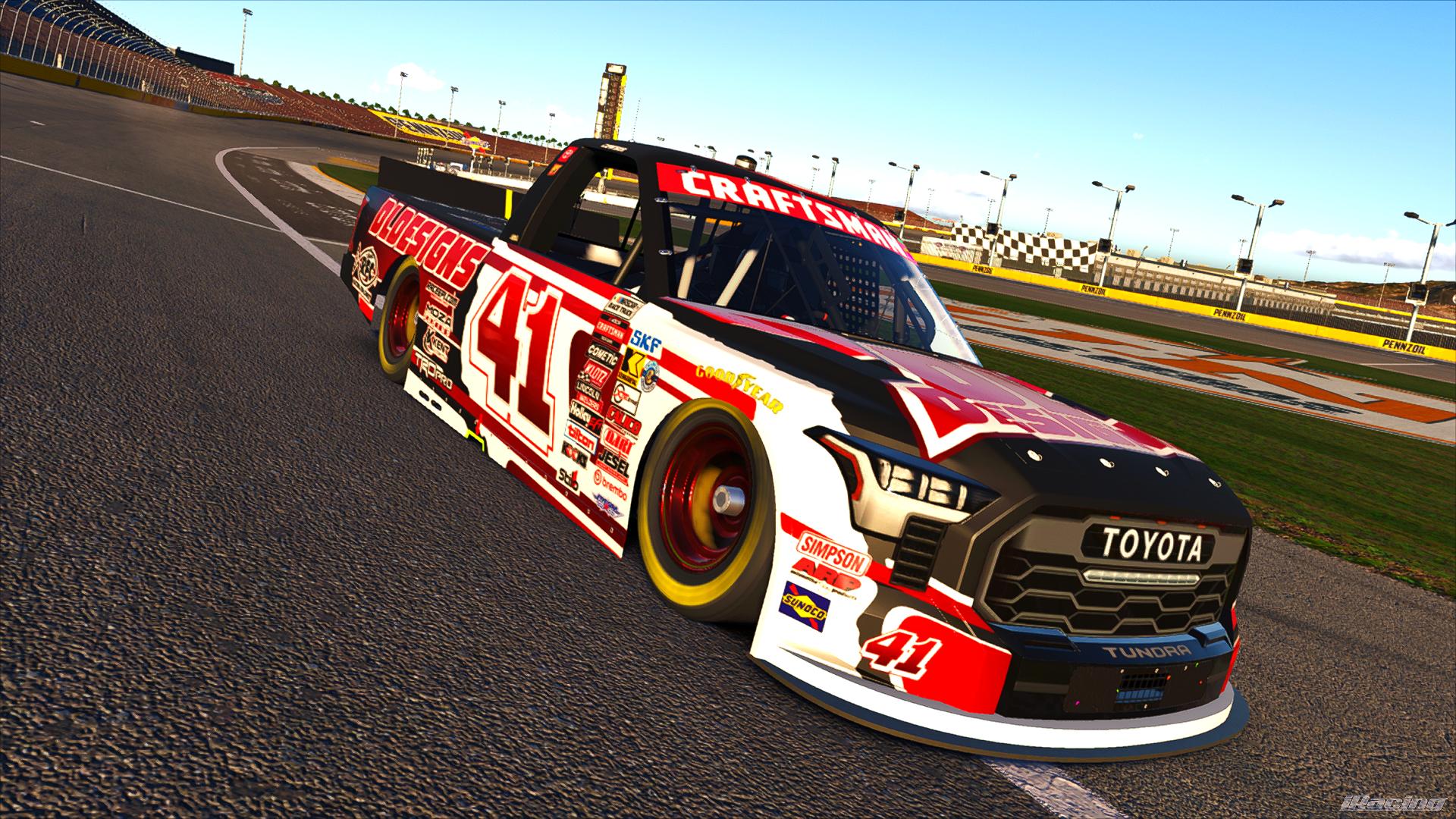 Preview of #41 2026 DLDesigns Toyota Truck by Daniel Selway Jr