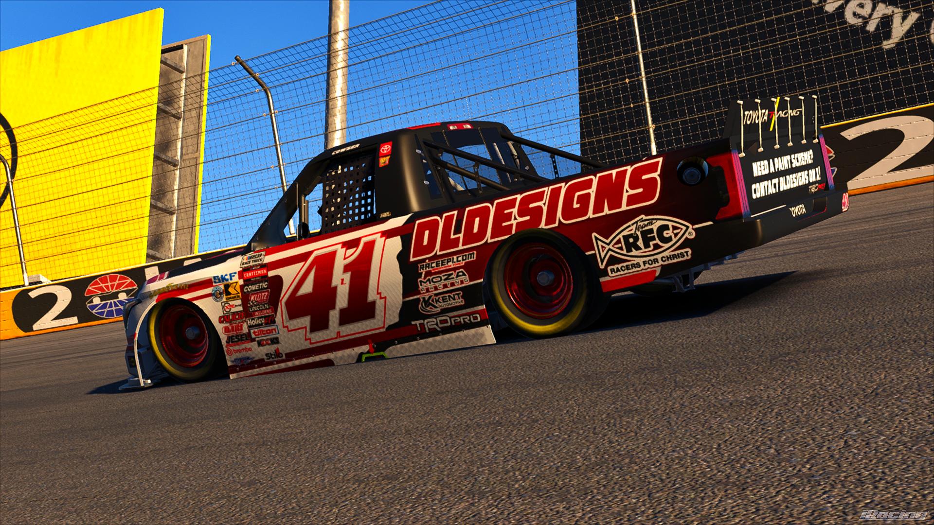 Preview of #41 2026 DLDesigns Toyota Truck by Daniel Selway Jr