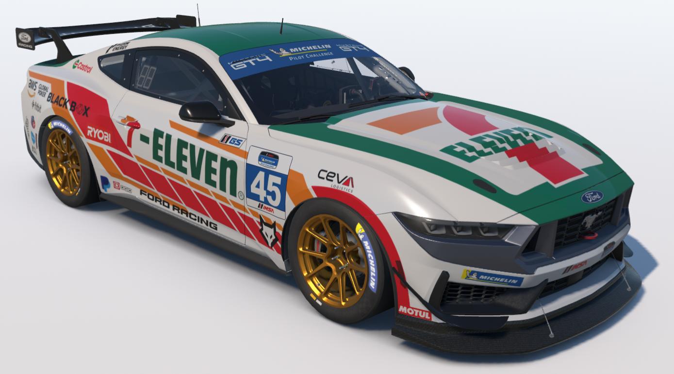Preview of ZFM 7-Eleven Ford Mustang GT4 GS class.  by Mike W.