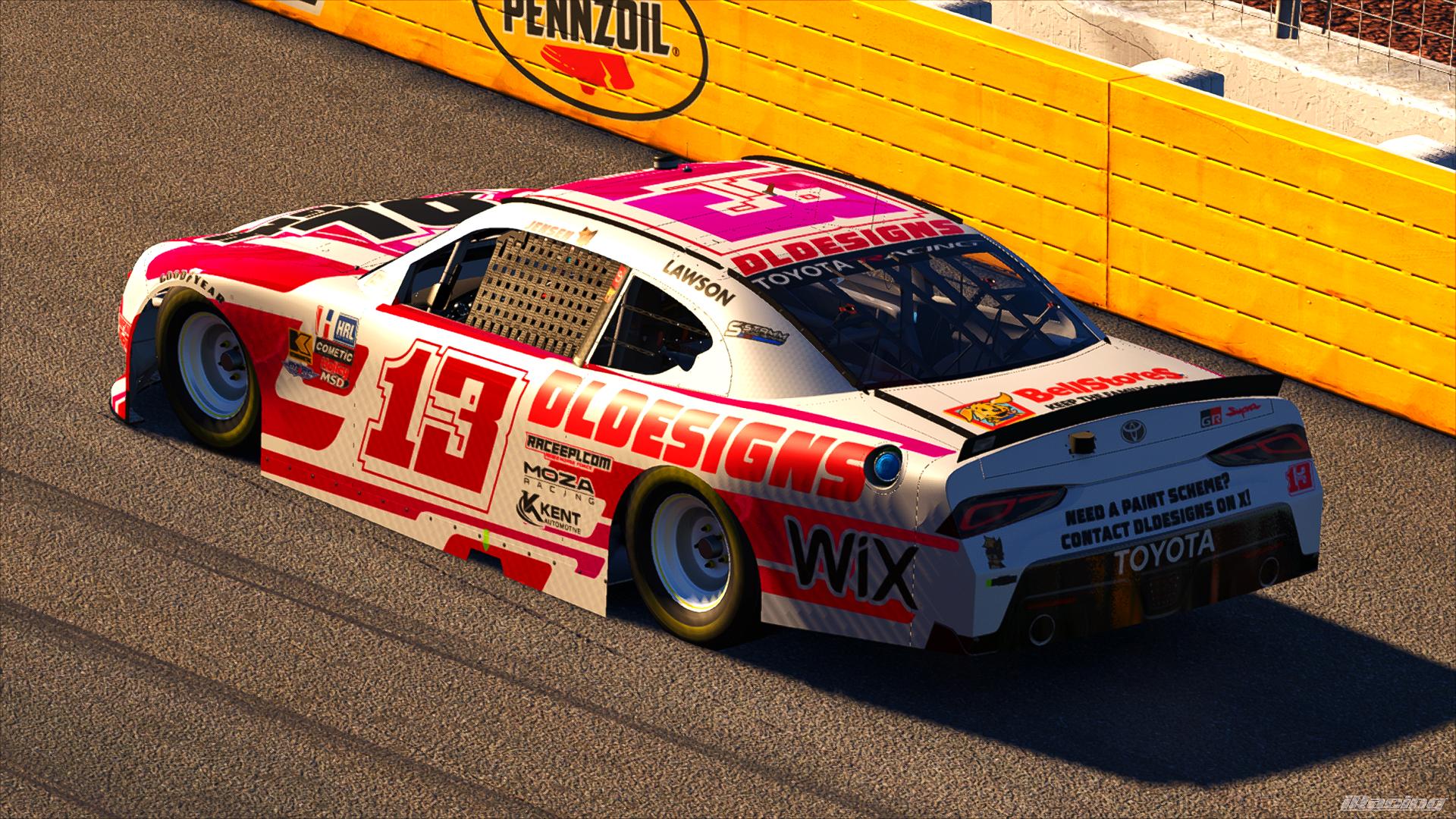 Preview of #13 Jenson DLDesigns HRL by Daniel Selway Jr