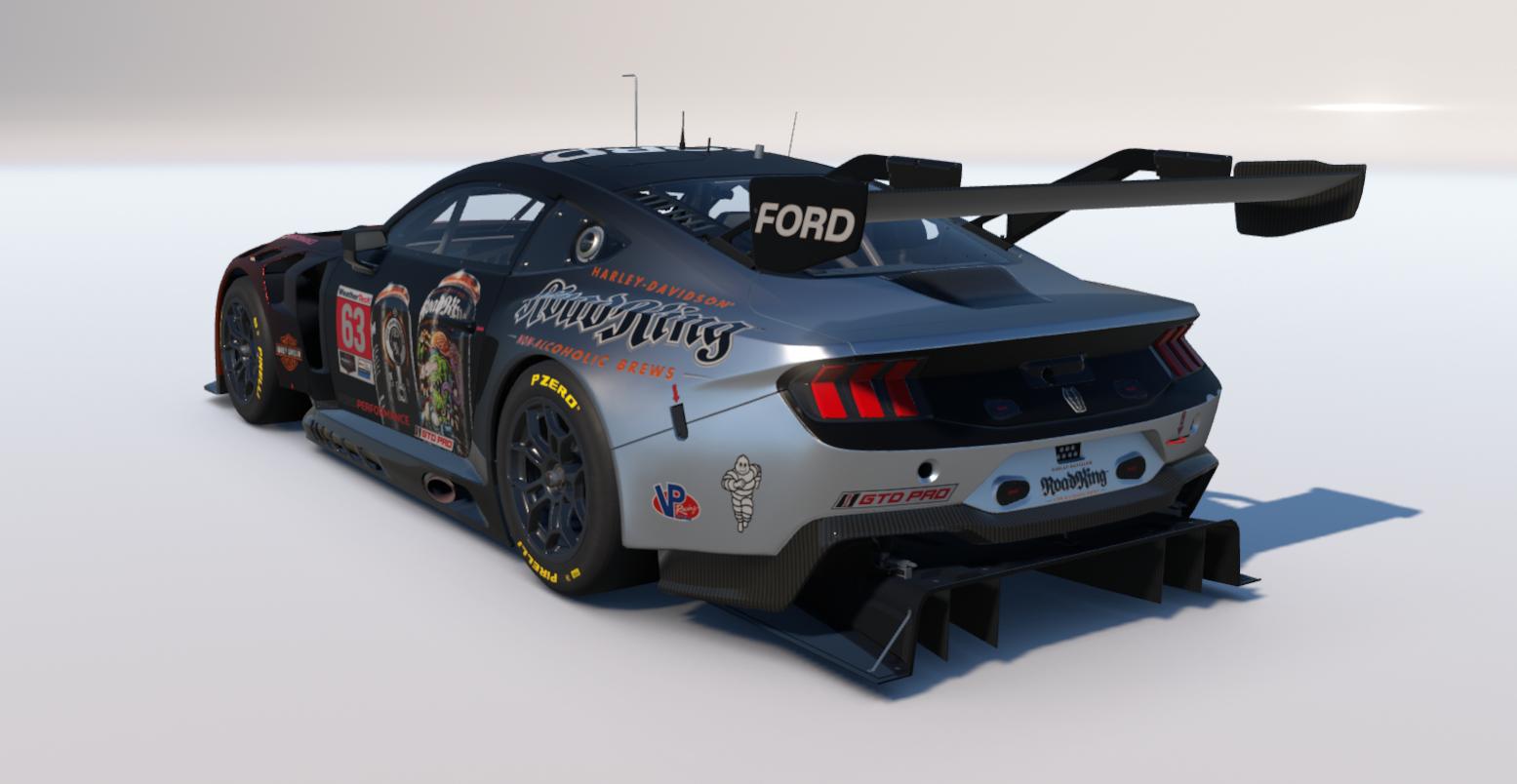 Preview of Harley-Davidson Road Kings NA Ford Mustang GT3 by Tyler Marifke