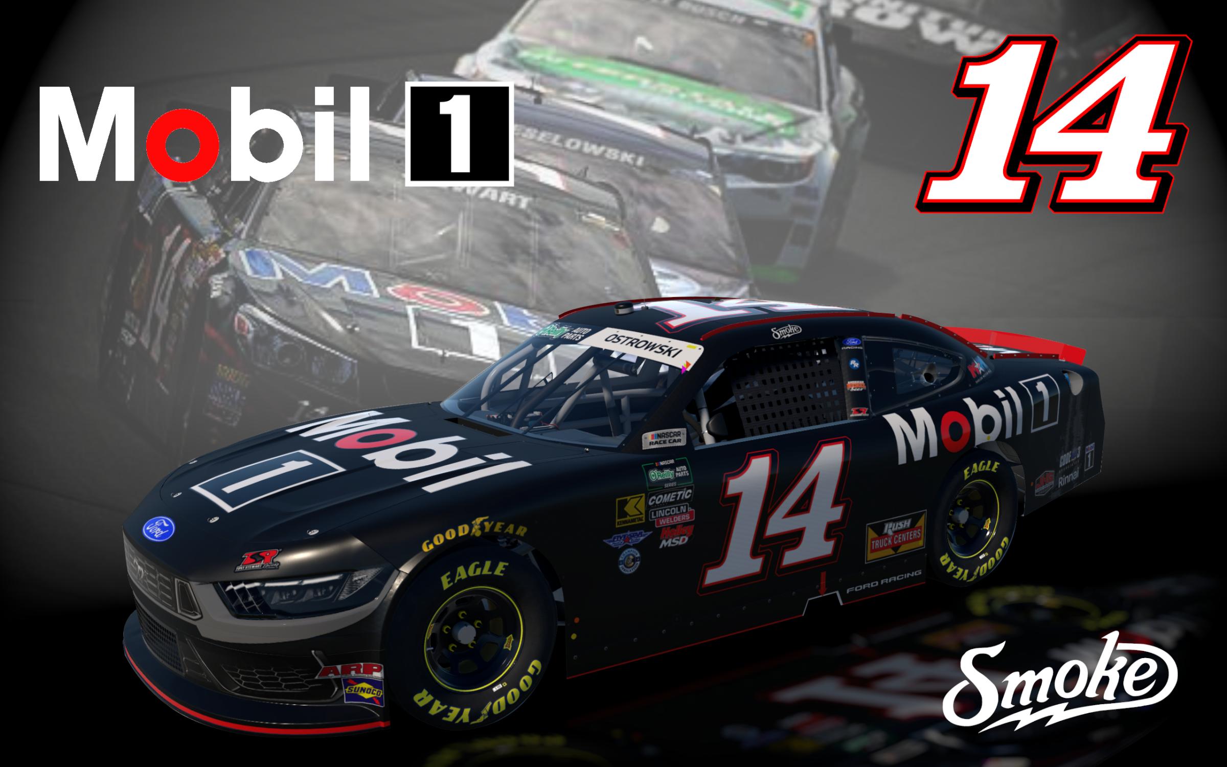 Preview of Tony Stewart 2026 Mobil 1 Ford Mustang (FICTIONAL) by Nathaniel O.