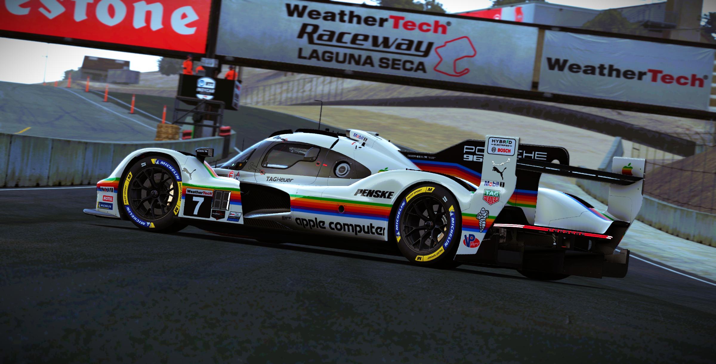 Preview of Porsche Penske Motorsports #7 Porsche 963 GTP 2026 Laguna Seca IMSA Livery by Samuel J Ball