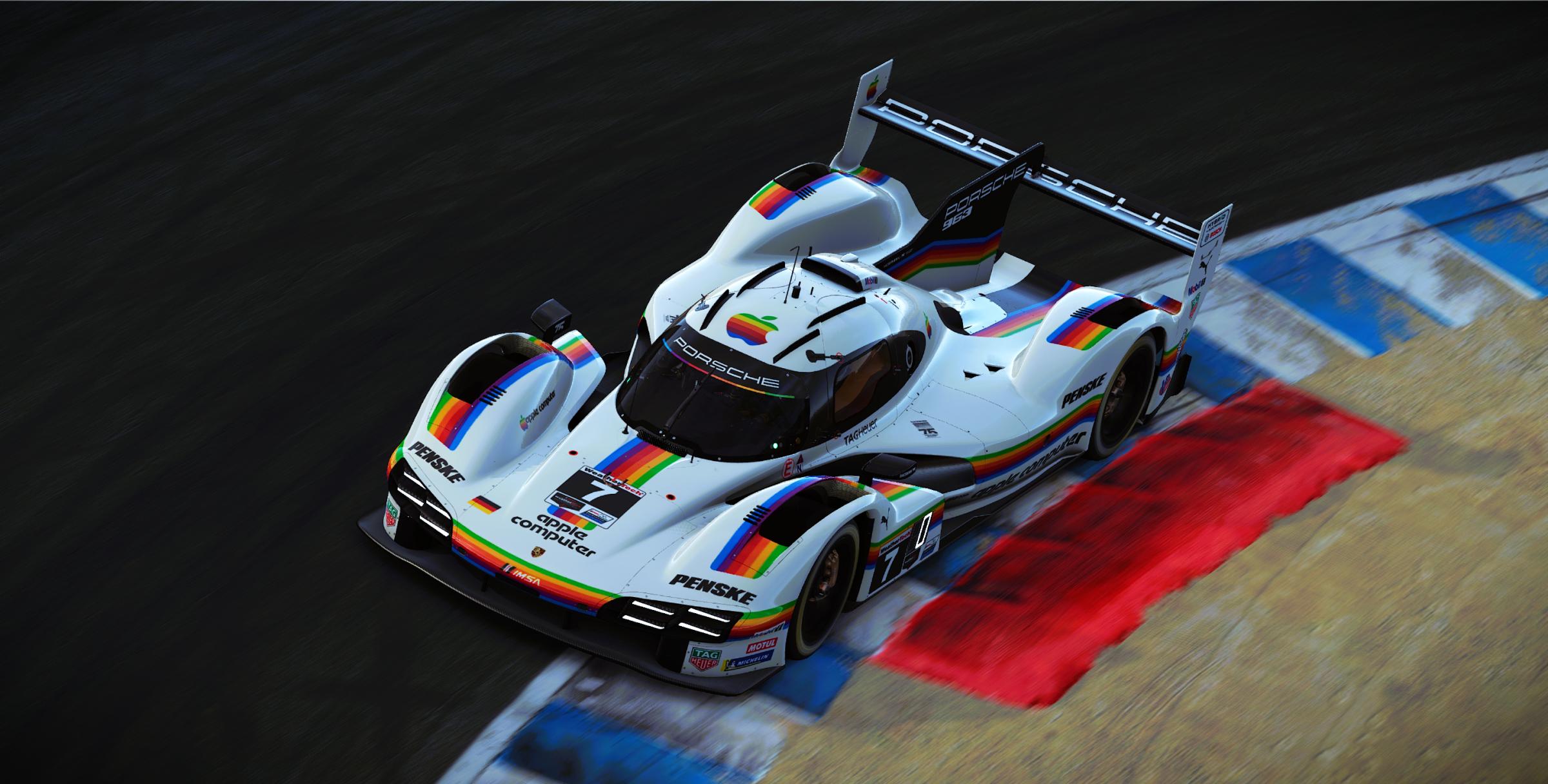 Preview of Porsche Penske Motorsports #7 Porsche 963 GTP 2026 Laguna Seca IMSA Livery by Samuel J Ball