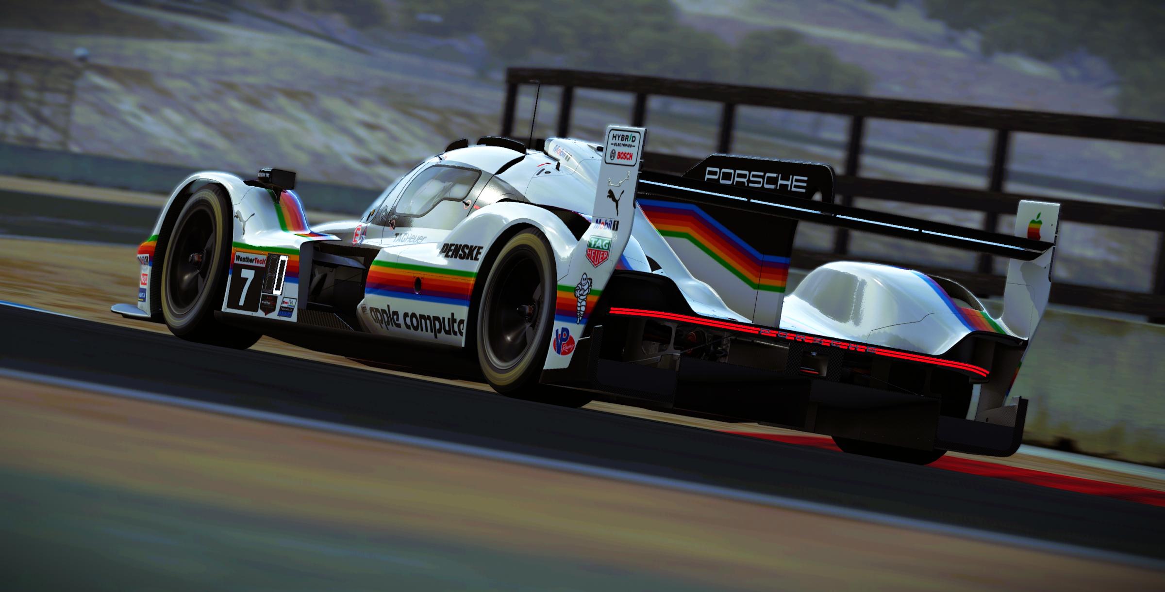 Preview of Porsche Penske Motorsports #7 Porsche 963 GTP 2026 Laguna Seca IMSA Livery by Samuel J Ball