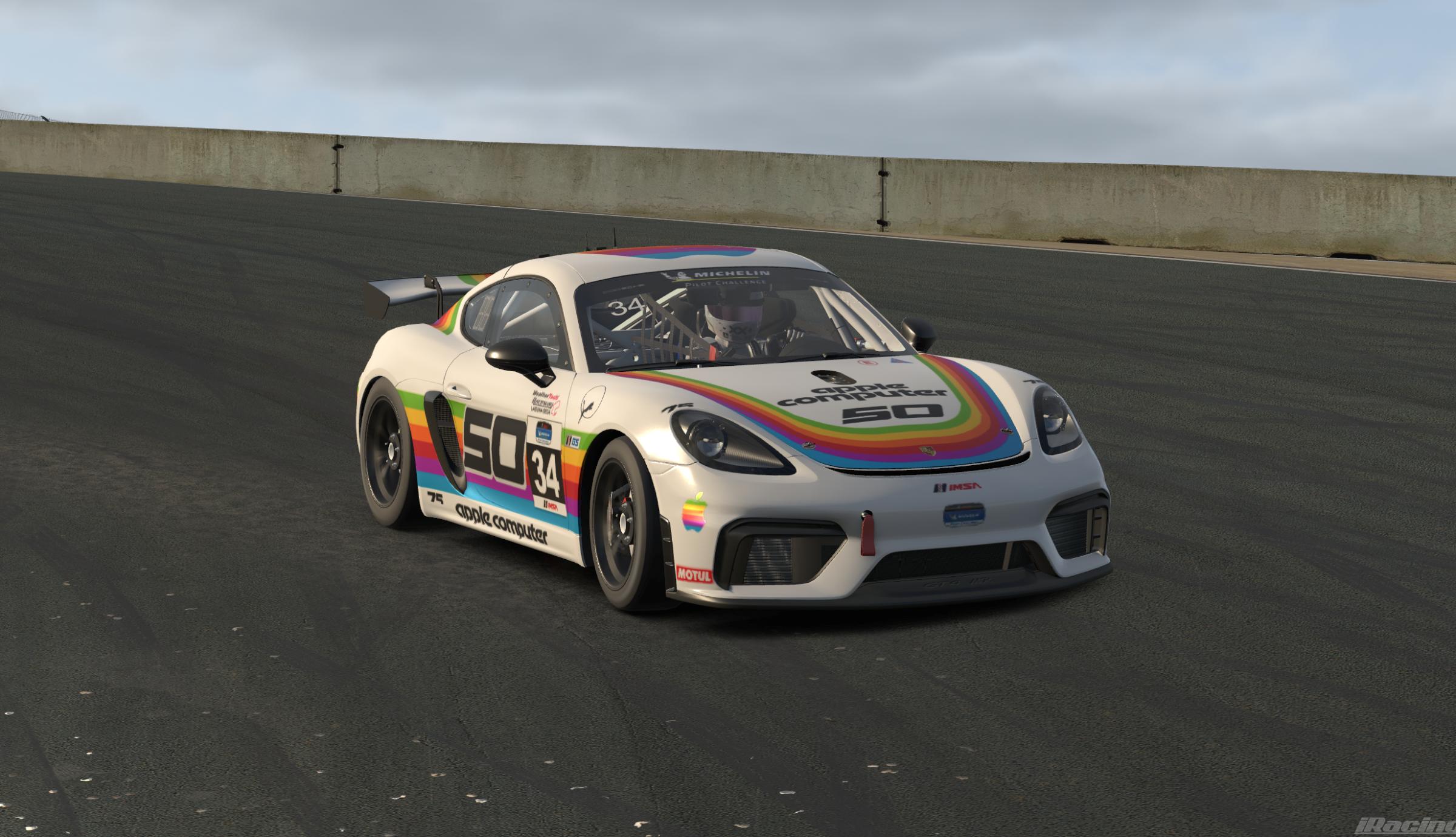 Preview of Laguna Seca Safety car Apple throwback livery by Vasiliy S.