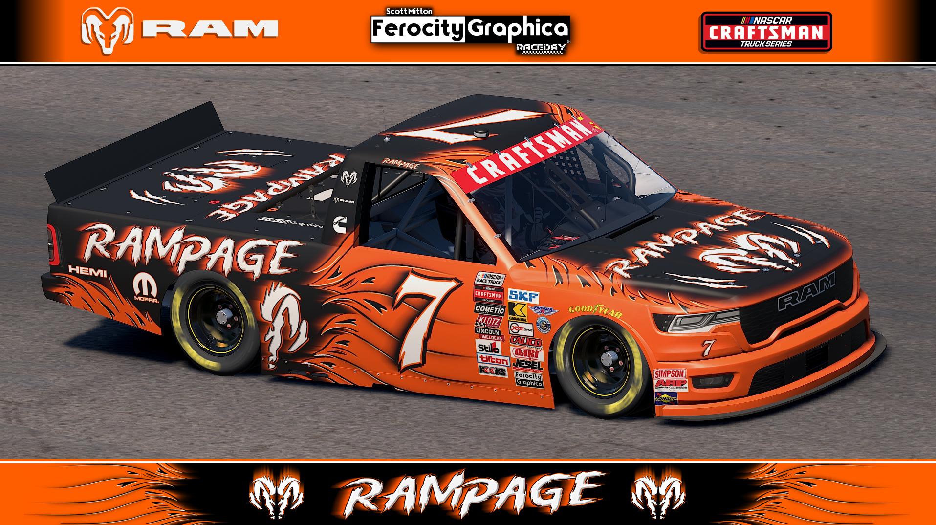 Preview of Rampage NASCAR Truck Series RAM by Scott Mitton