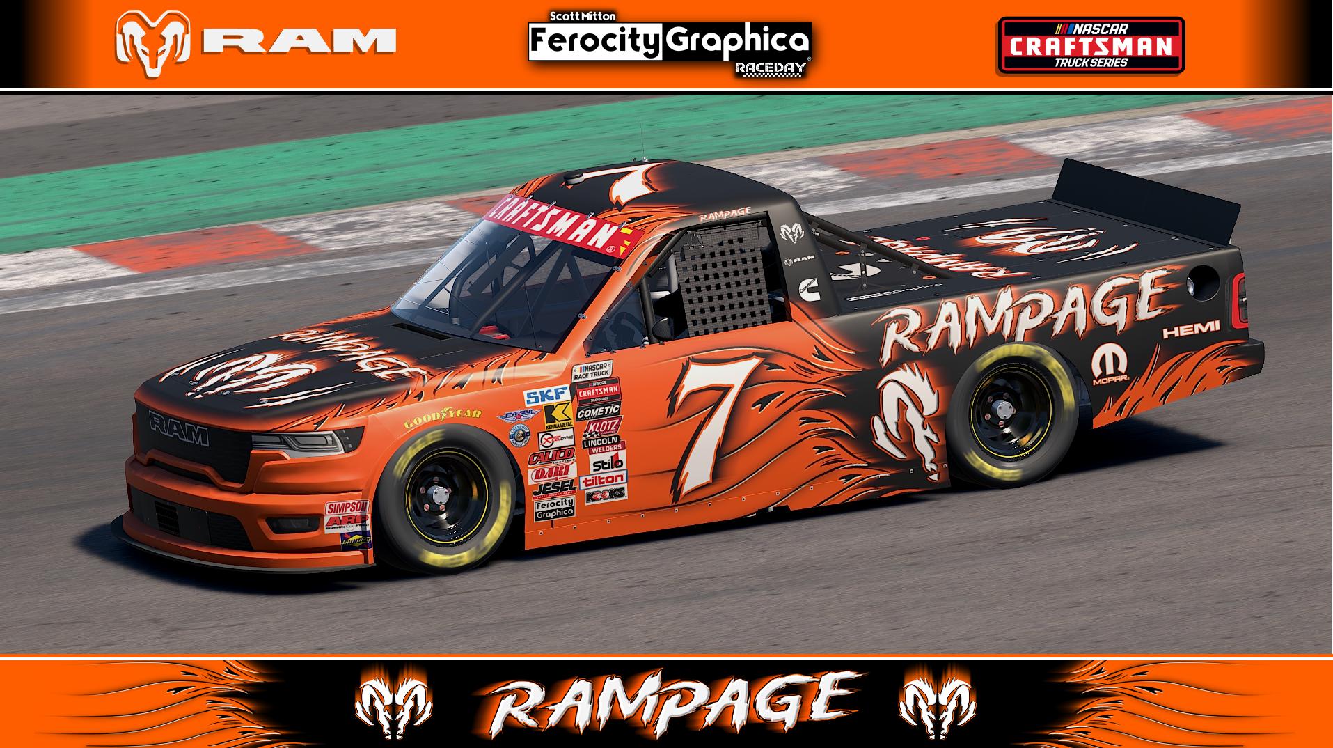 Preview of Rampage NASCAR Truck Series RAM by Scott Mitton