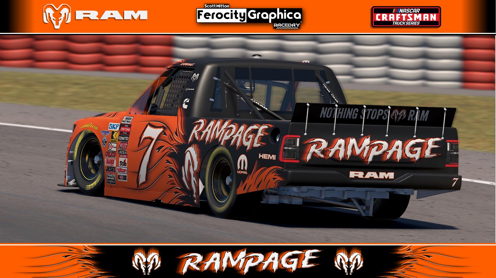 Preview of Rampage NASCAR Truck Series RAM by Scott Mitton