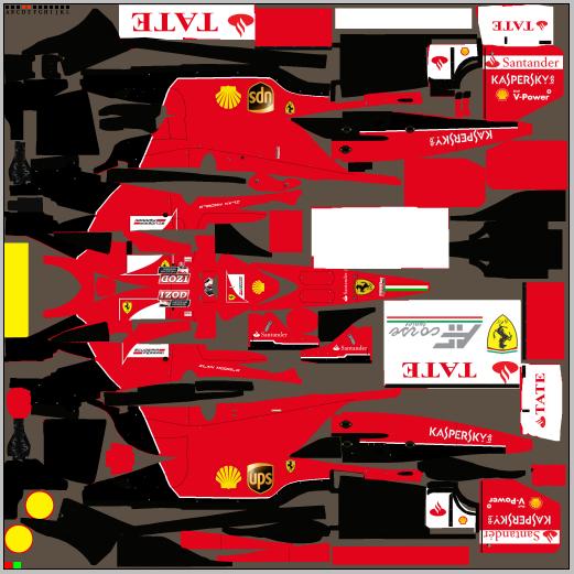 Preview of Personalized Scuderia Ferrari Scheme for myself by Anthony T.