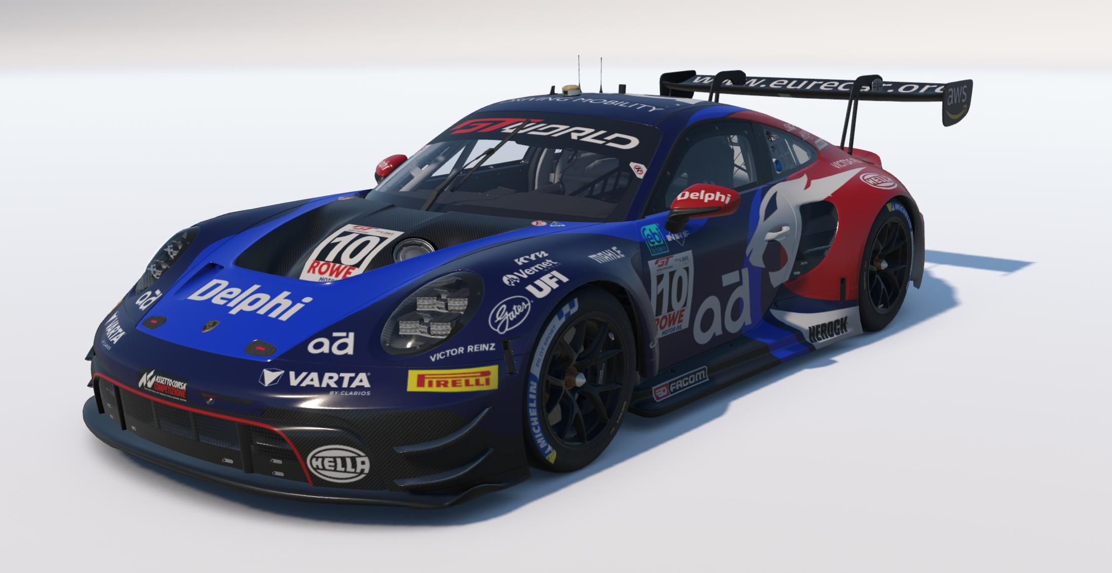 Preview of Boutsen VDS Car #10 2026 GTWC Sprint - Robin Knutsson and Gilles Magnus by Keith Archer