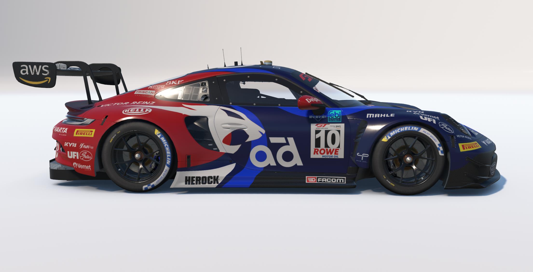 Preview of Boutsen VDS Car #10 2026 GTWC Sprint - Robin Knutsson and Gilles Magnus by Keith Archer