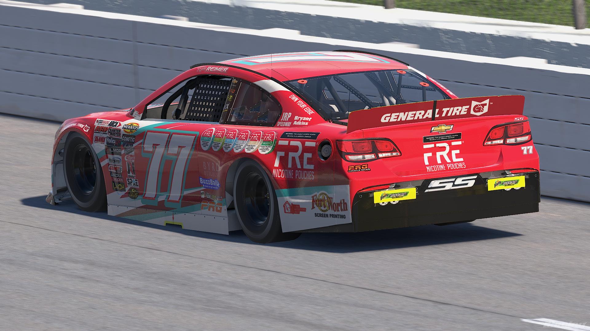 Preview of 2026 Taylor Reimer "FRE Nicotine Pouches" ARCA Chevy SS by Christopher J A.