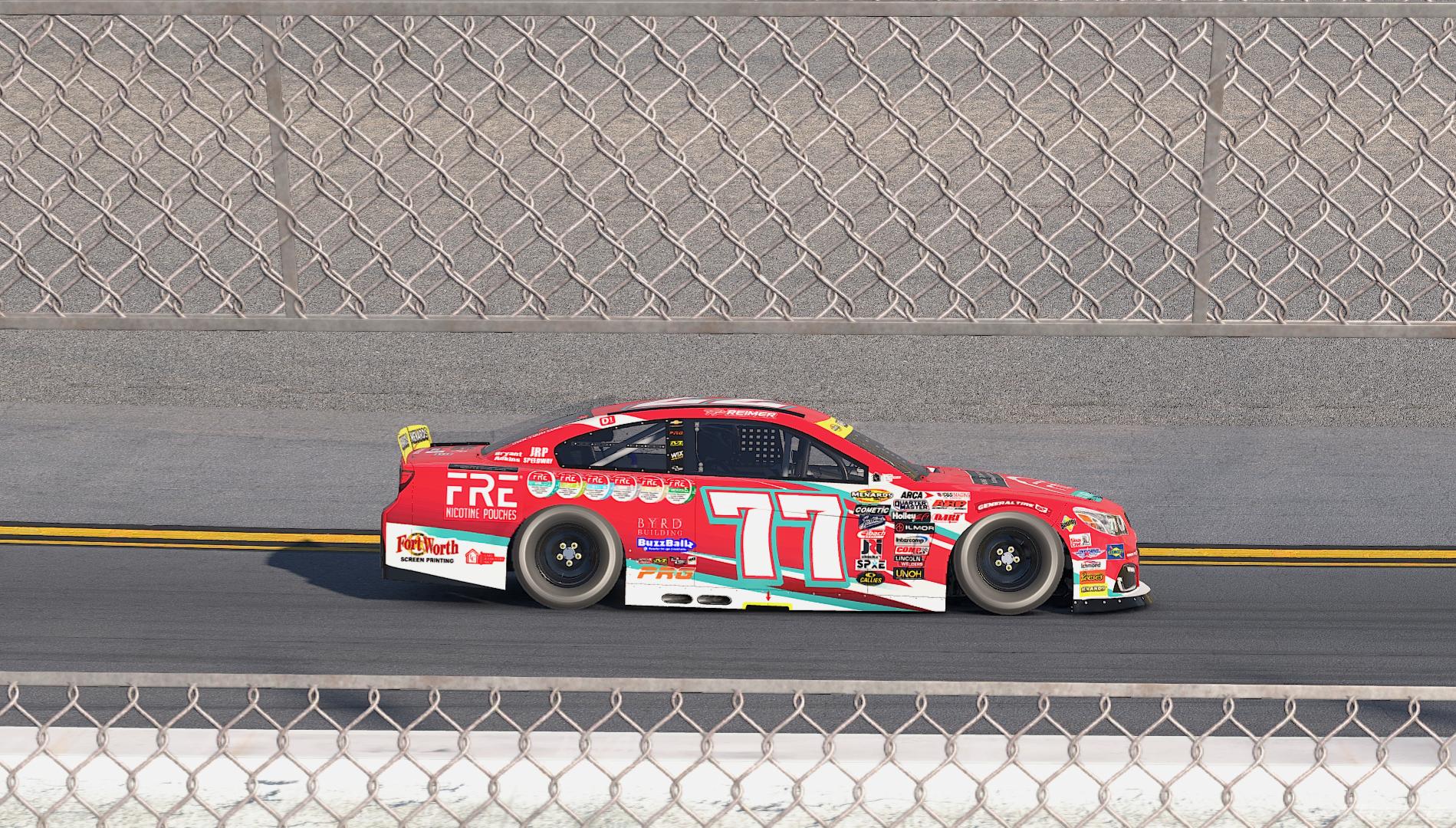 Preview of 2026 Taylor Reimer "FRE Nicotine Pouches" ARCA Chevy SS - NO NUMBER by Christopher J A.