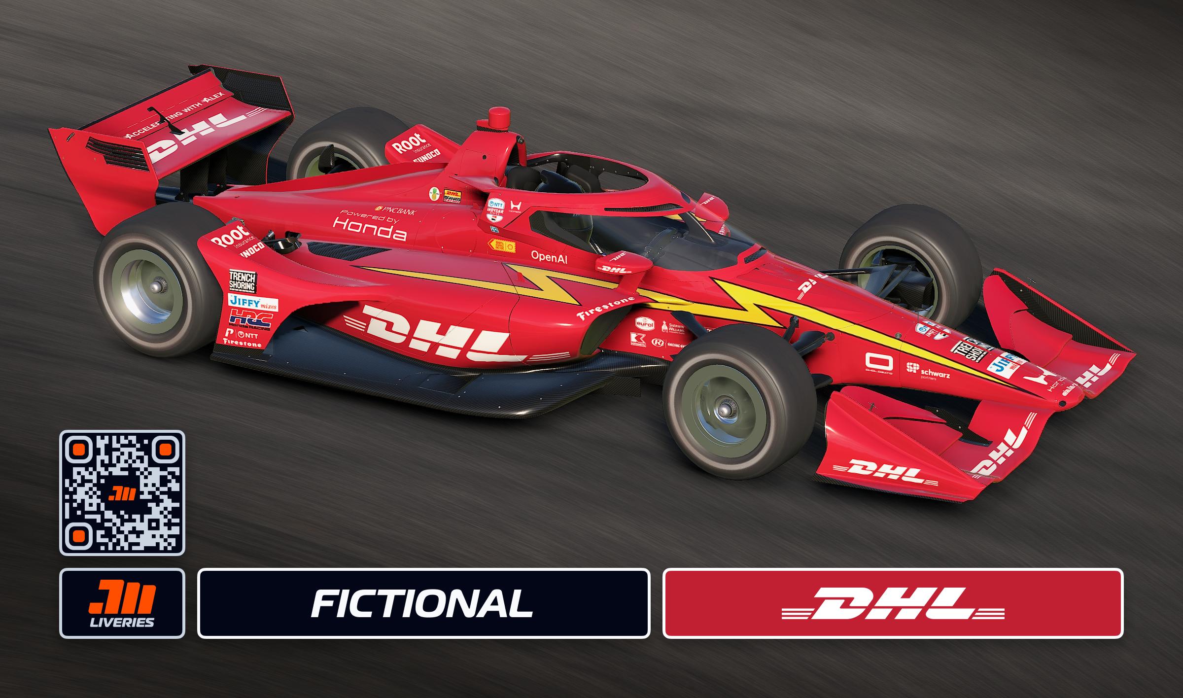 Preview of Fictional Alex Zanardi DHL Tribute by Jeff McKeand