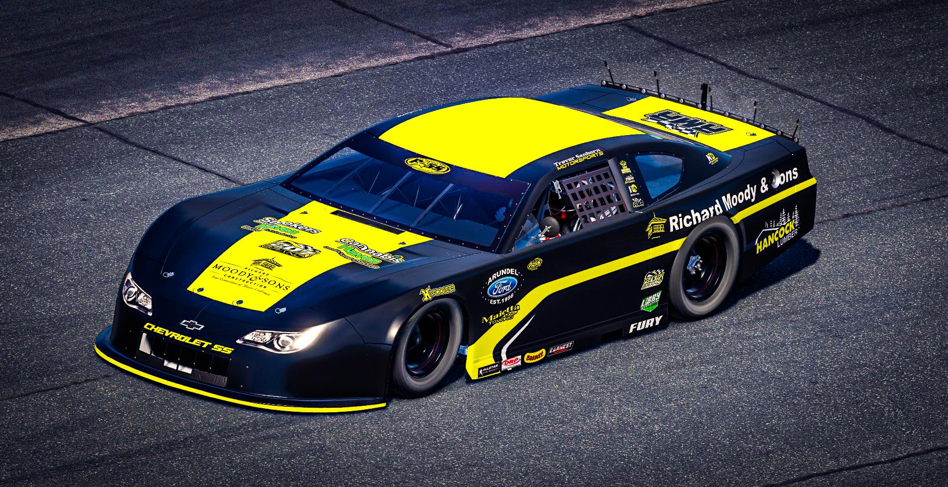 Preview of Trevor Sanborn 2026 Super Late Model (no number) by Evan Beaulieu