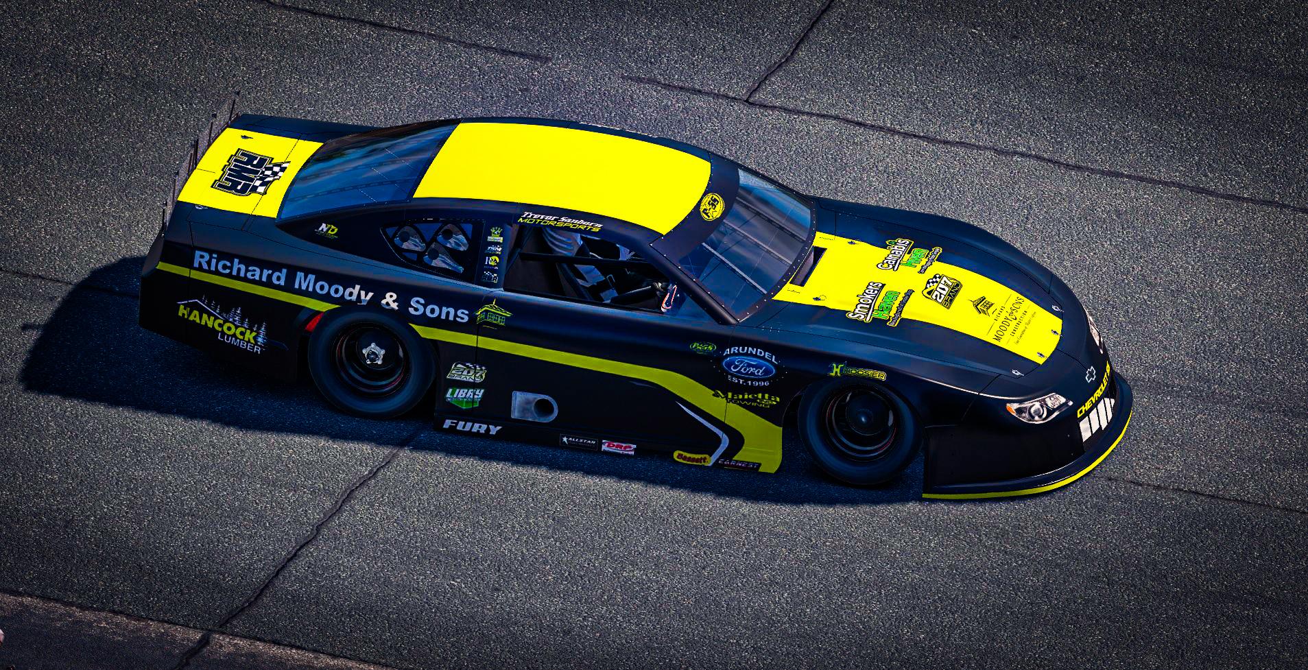 Preview of Trevor Sanborn 2026 Super Late Model (no number) by Evan Beaulieu