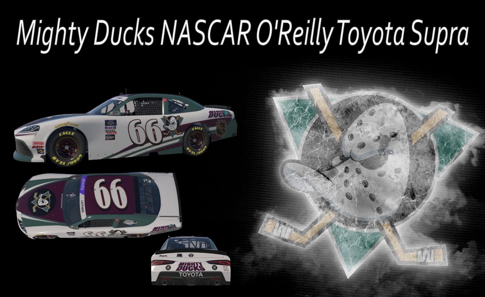Preview of Mighty Ducks NASCAR OReilly Toyota Supra by Scott Leitner2