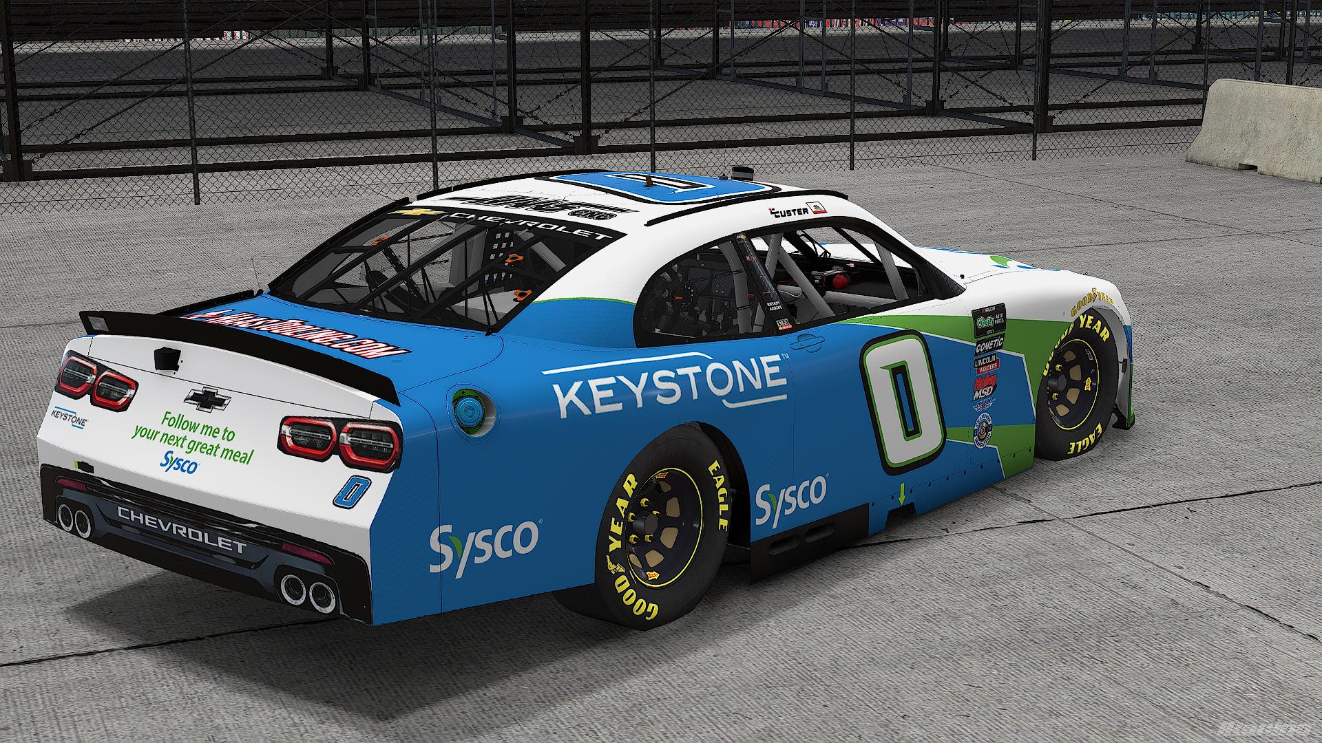 Preview of Official 2026 #0 Sysco Chevrolet - Cole Custer by Trent Curtis
