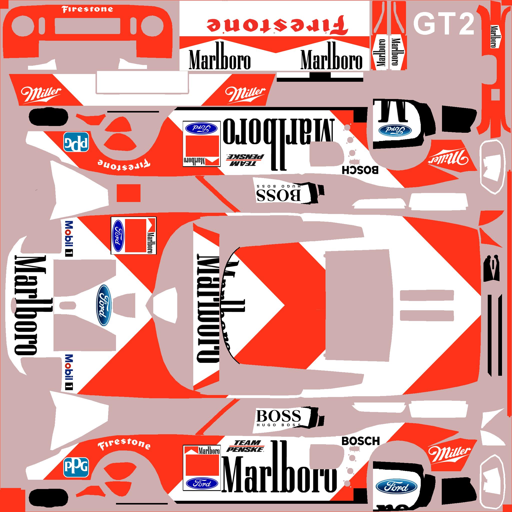 Preview of Ford GT 2 Marlboro by Clyde Coman