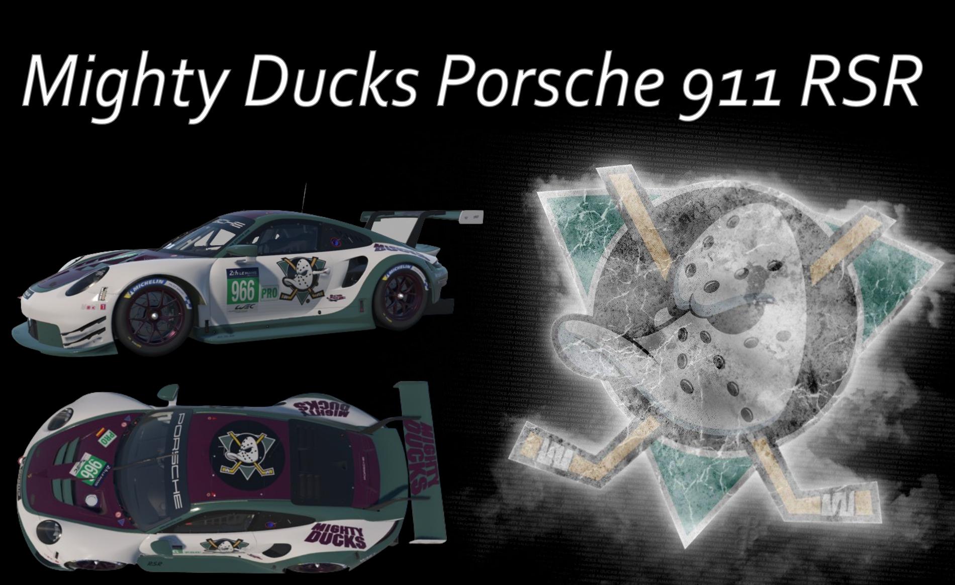 Preview of Mighty Ducks Porsche RSR by Scott Leitner2