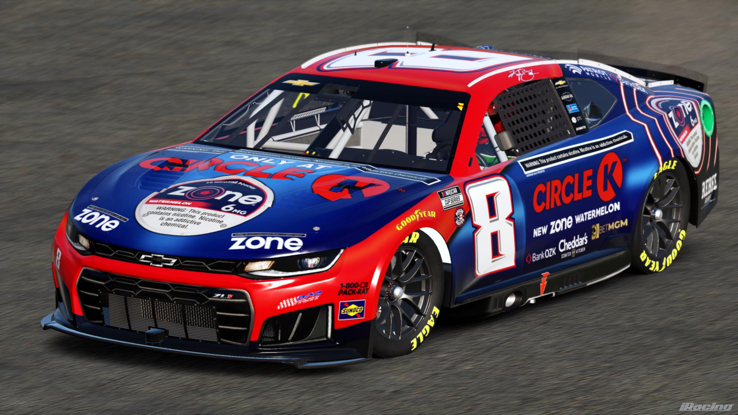 Preview of Kyle Busch 2026 Zone Watermelon/ Circle K (Sim #) by Gary P.