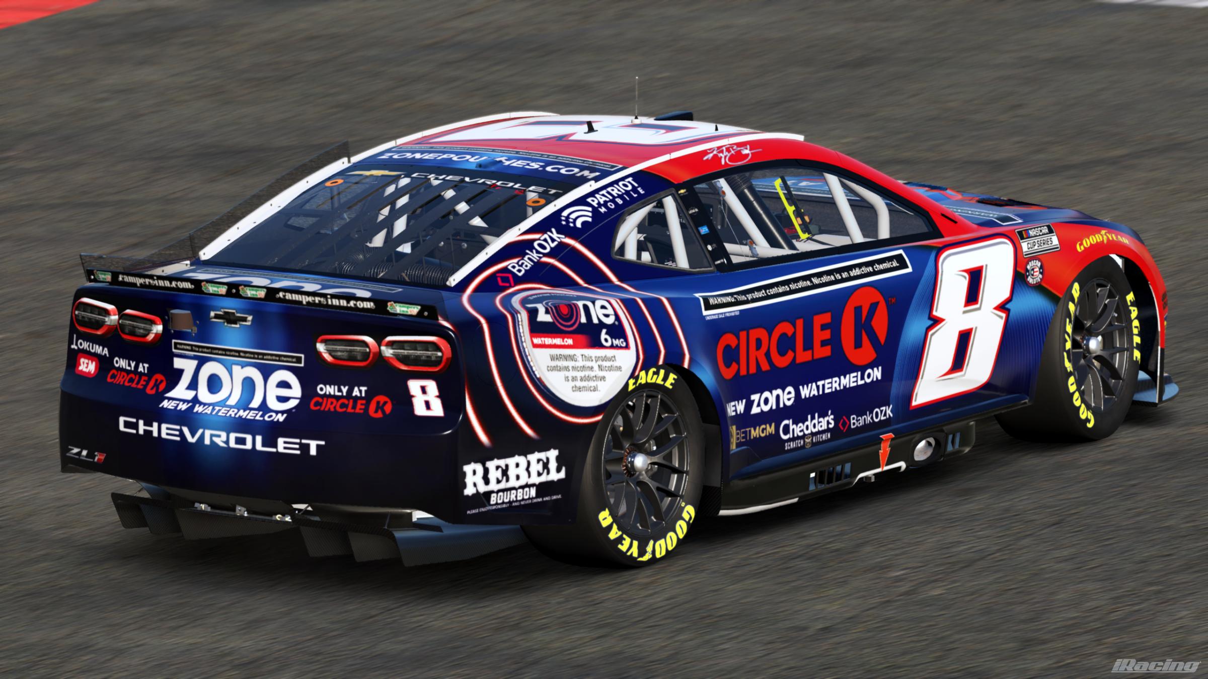 Preview of Kyle Busch 2026 Zone Watermelon/ Circle K (Sim #) by Gary P.