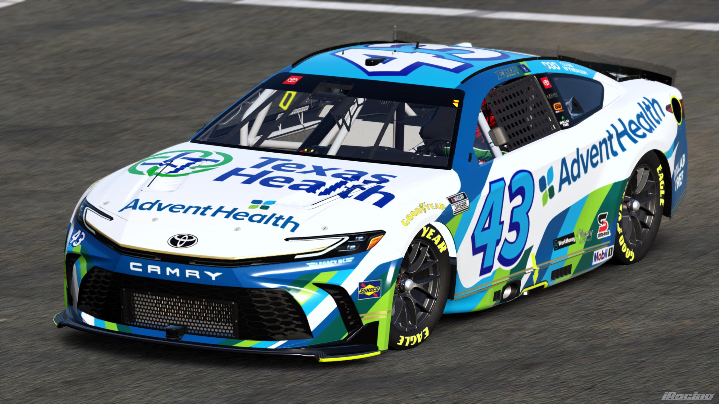Preview of Erik Jones 2026 Texas Health/ Advent Health (Sim #) by Gary P.
