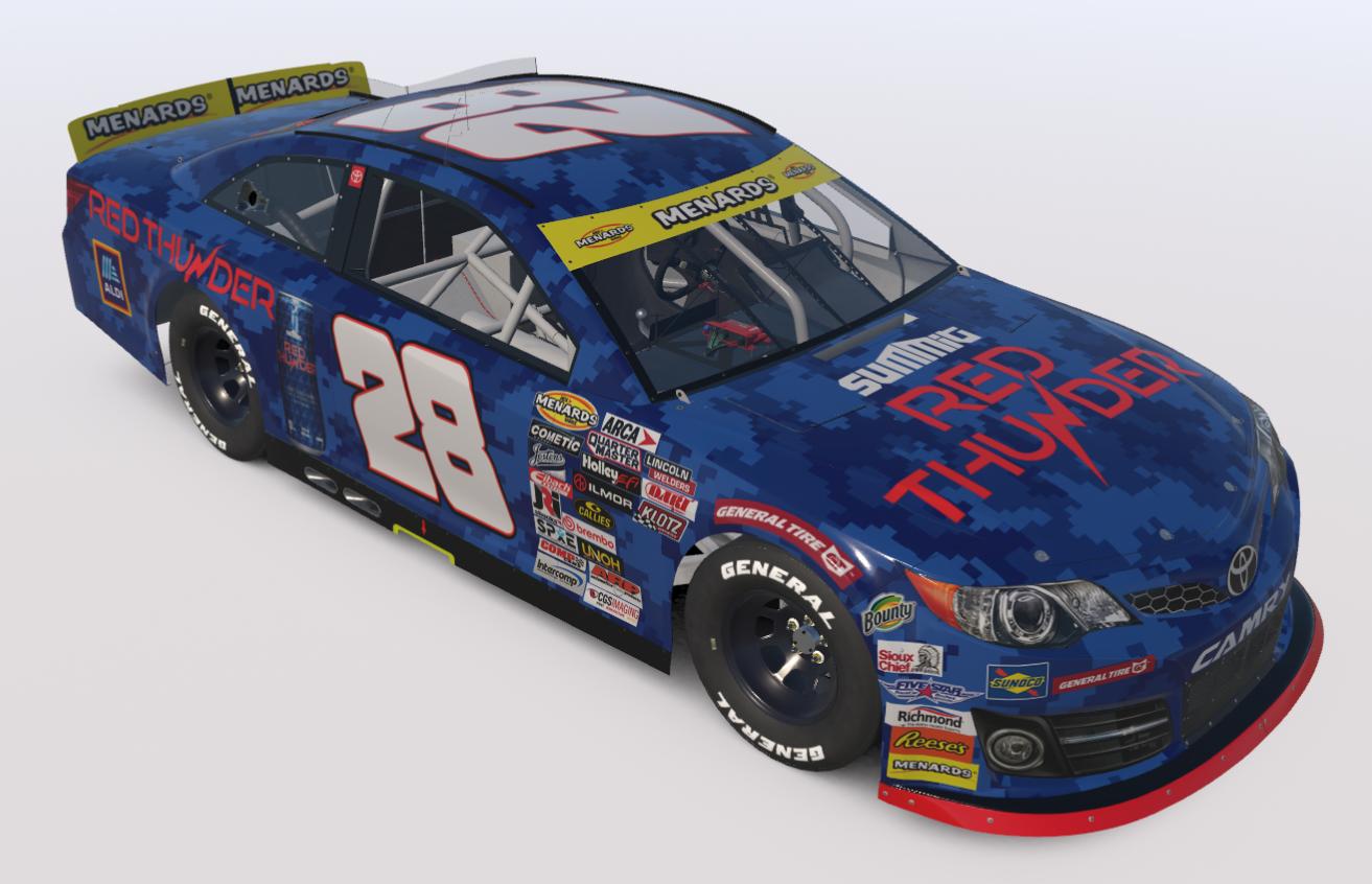 Preview of Red Thunder ARCA Camry - Custom Number by Matt Yost