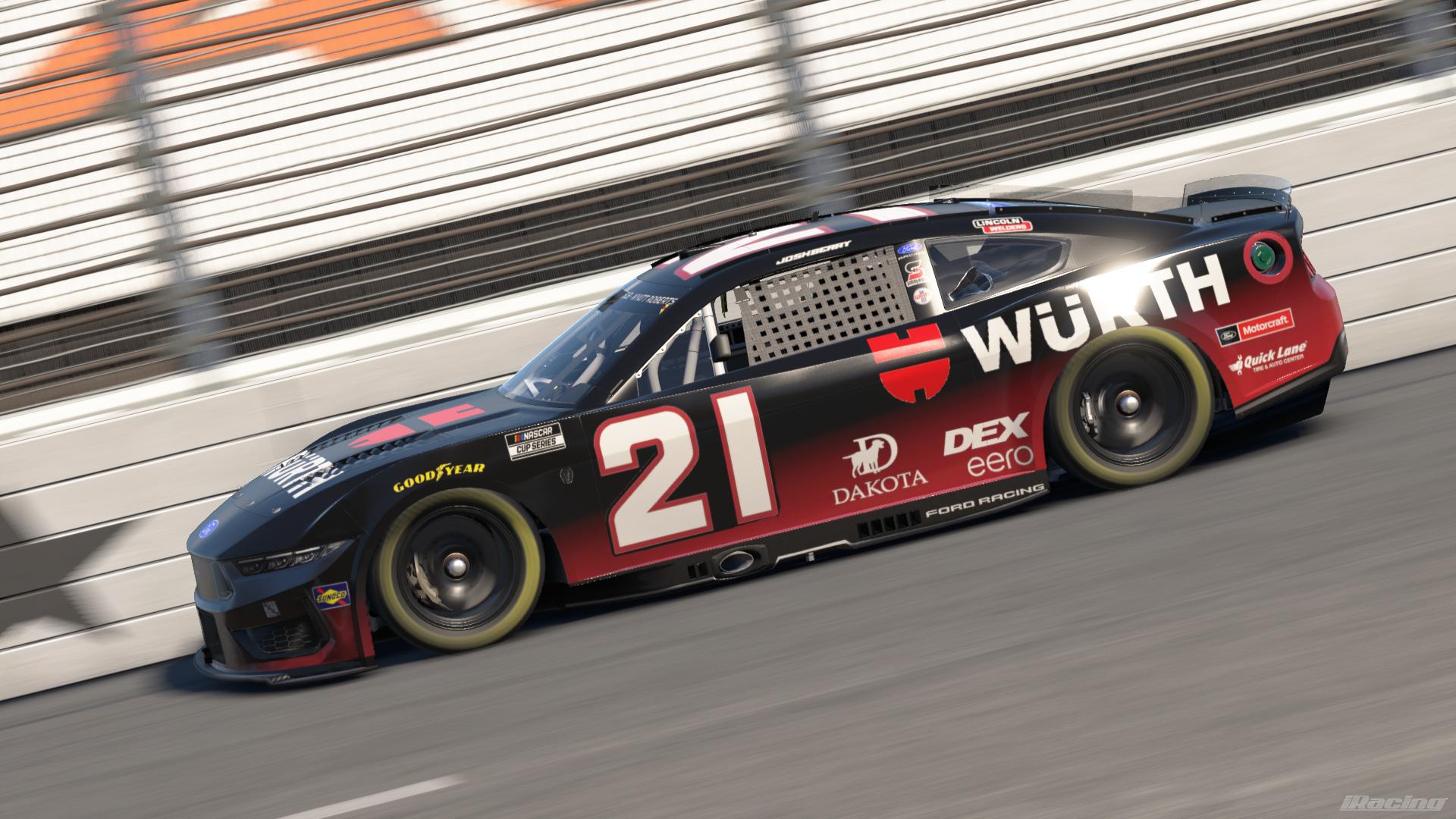Preview of Josh Berry Wurth Mustang by Wyatt Roberts