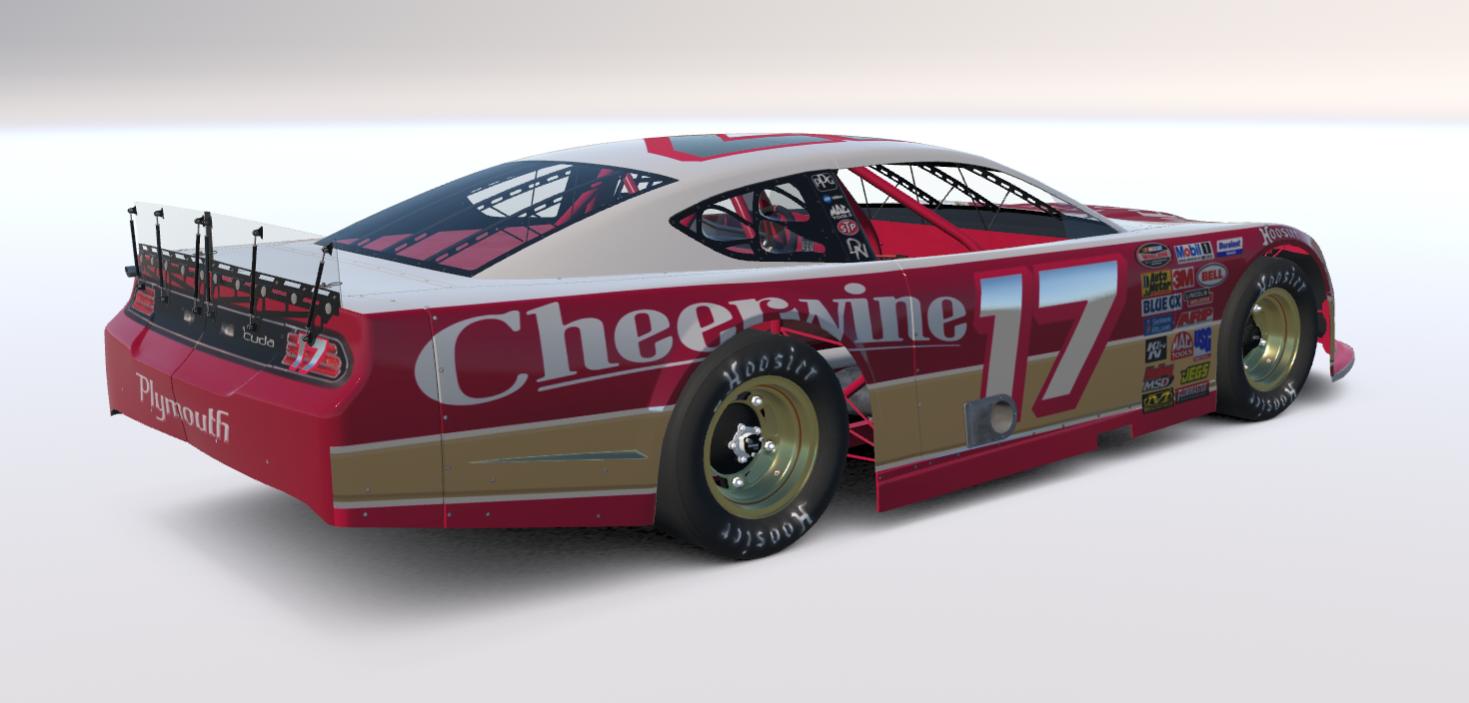 Preview of Cheerwine Plymouth Cuda (Custom Number) by Will Bangs