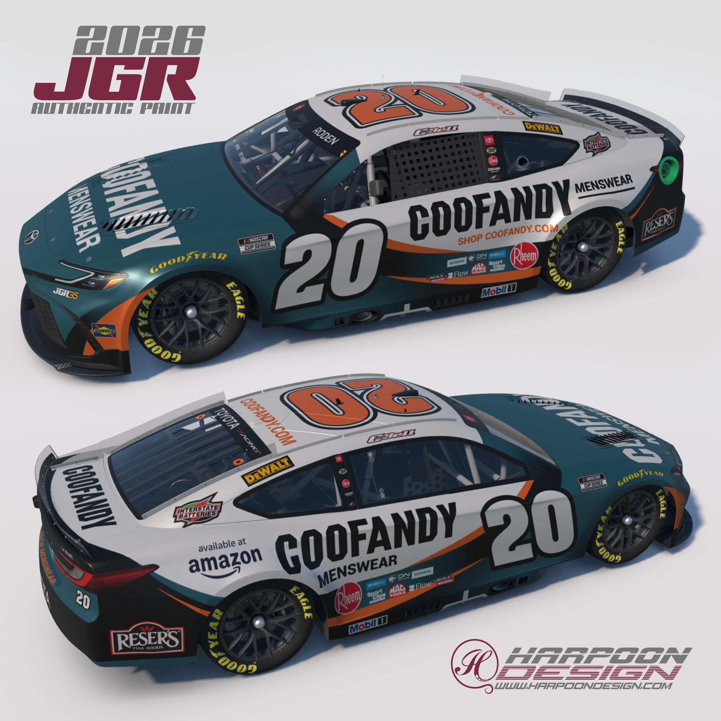 Preview of 2026 Christopher Bell Coofandy Toyota Camry by Brantley Roden